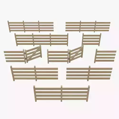 Stylized Fence Collection