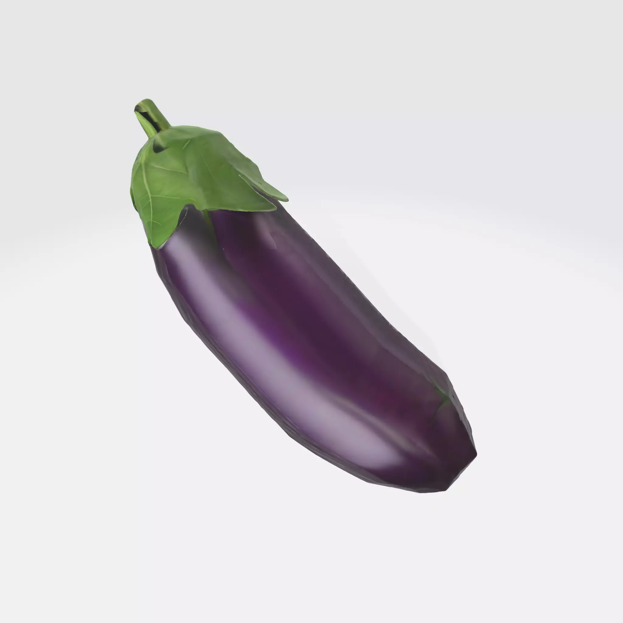 A purple eggplant 3D model_0