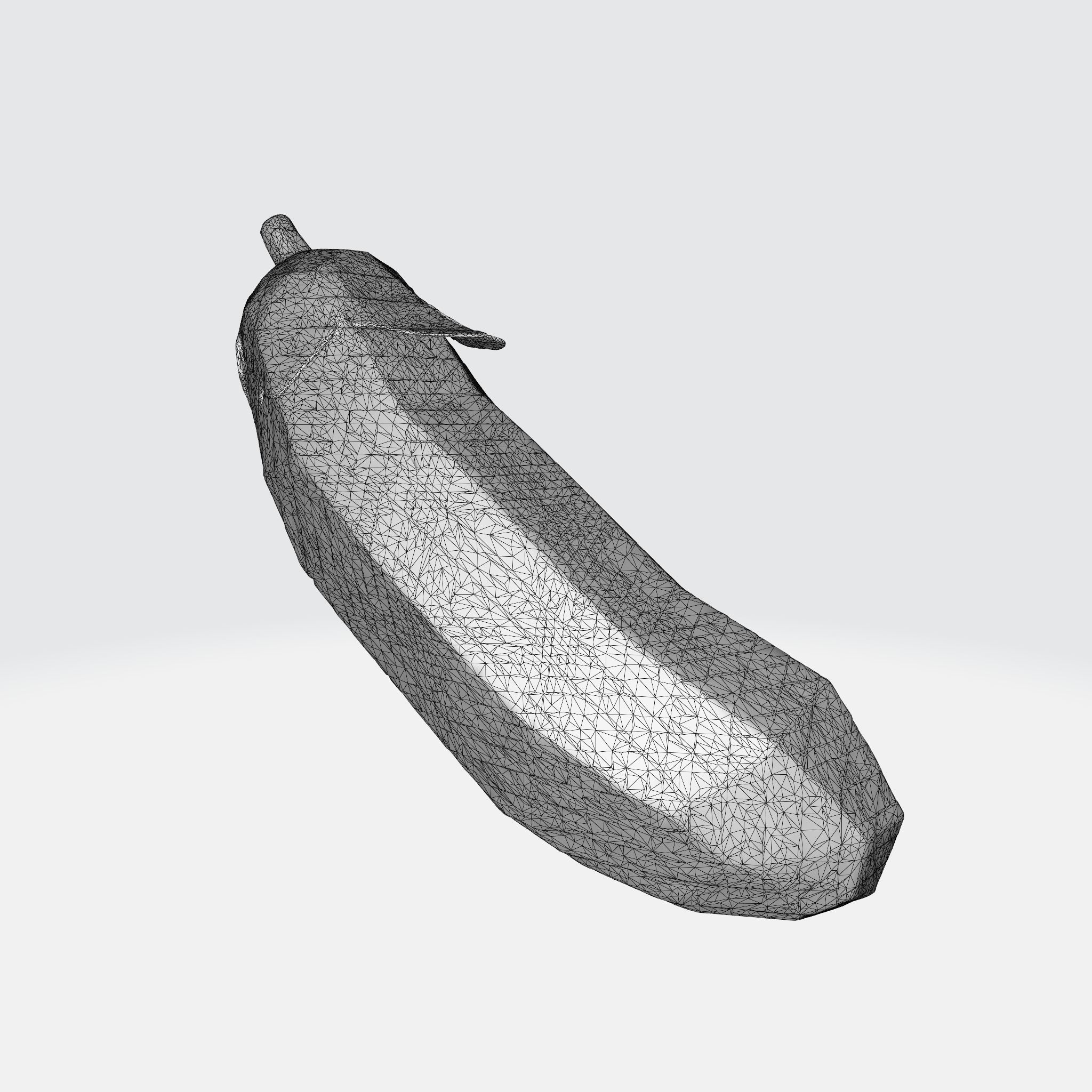 A purple eggplant 3D model_5