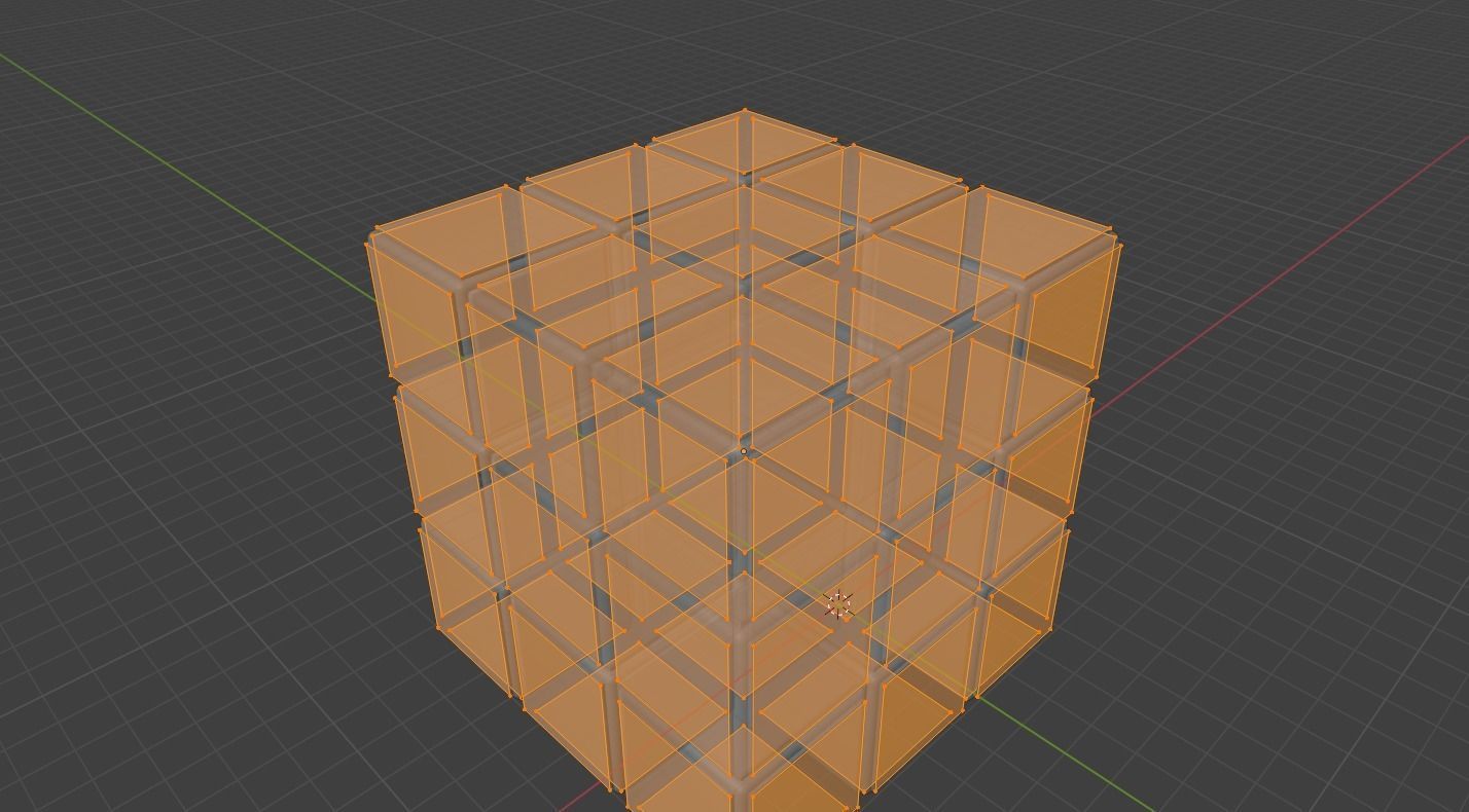 Rubik Cube 3D model_1