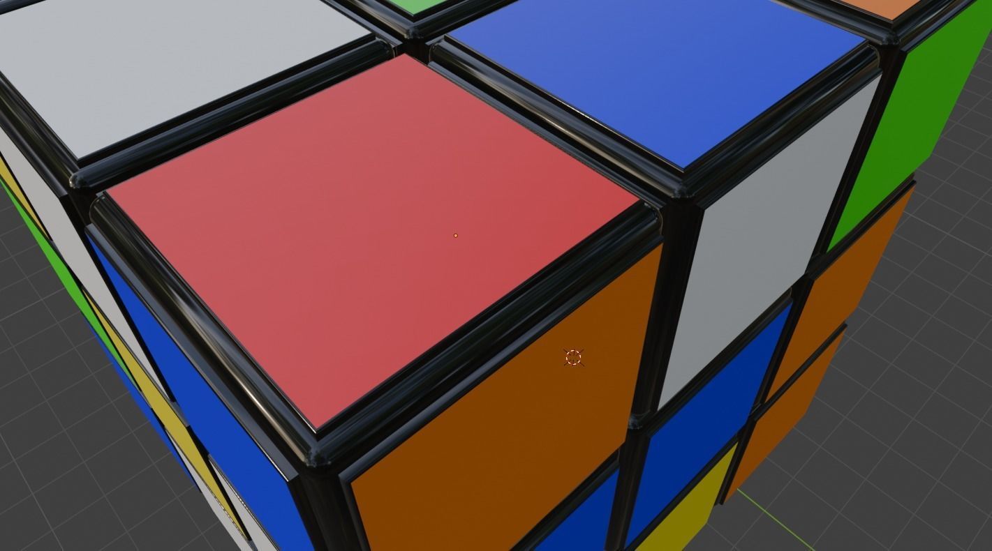 Rubik Cube 3D model_3