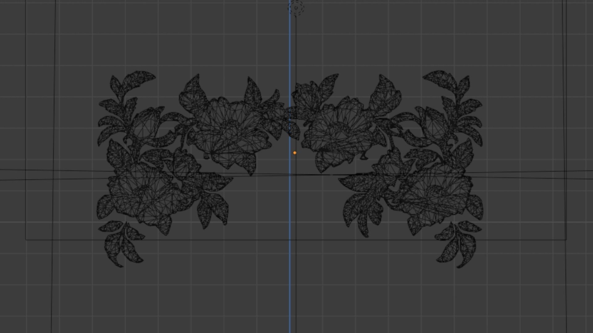 decor set wall panel flowers relief mural CNC 09 3D print model_5