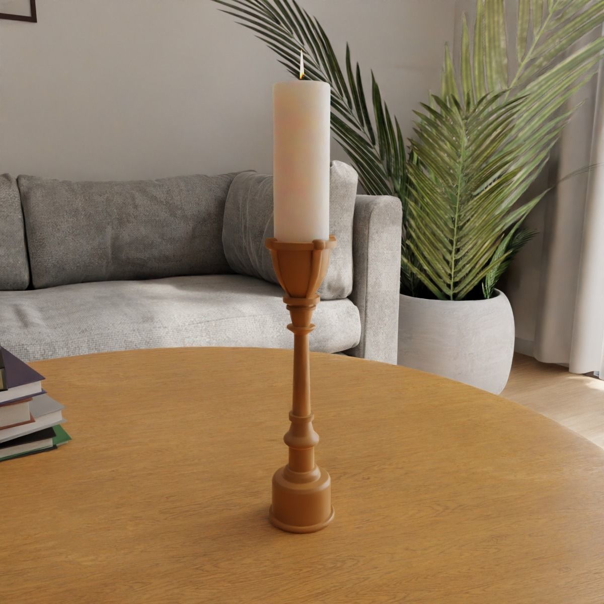 candle holder 006 3D print model_2