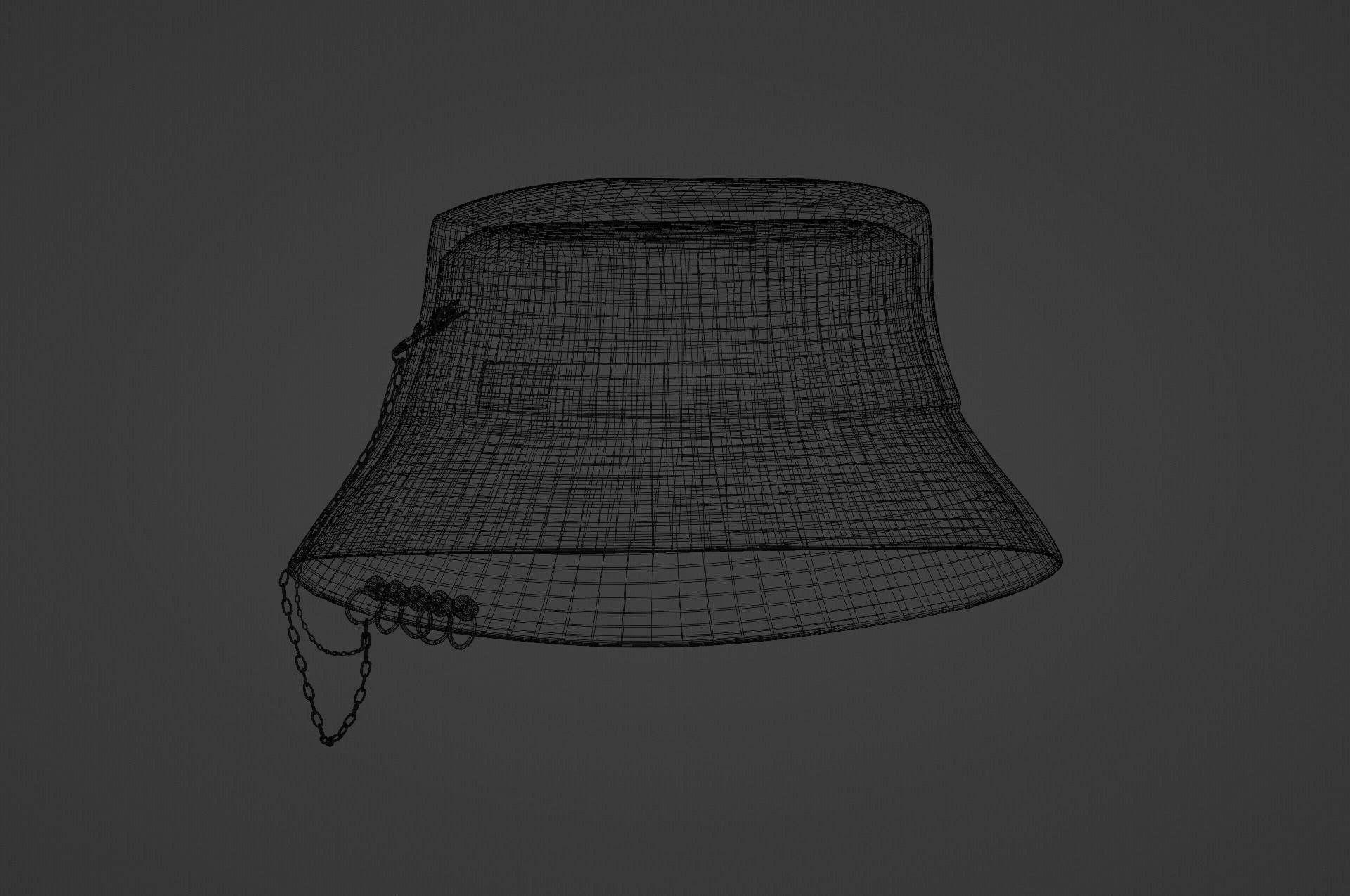 Bucket Hat 3D model_5