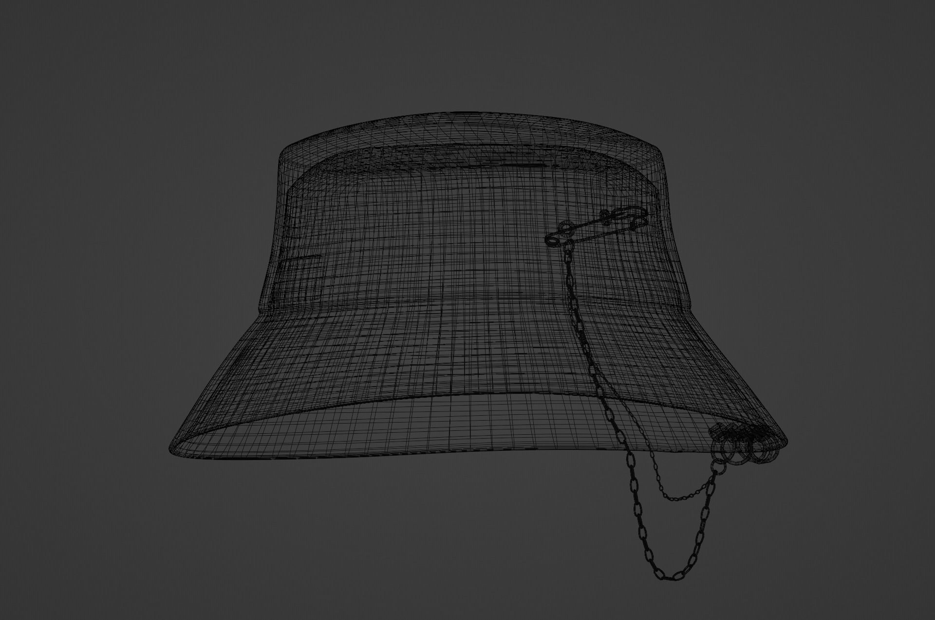 Bucket Hat 3D model_6