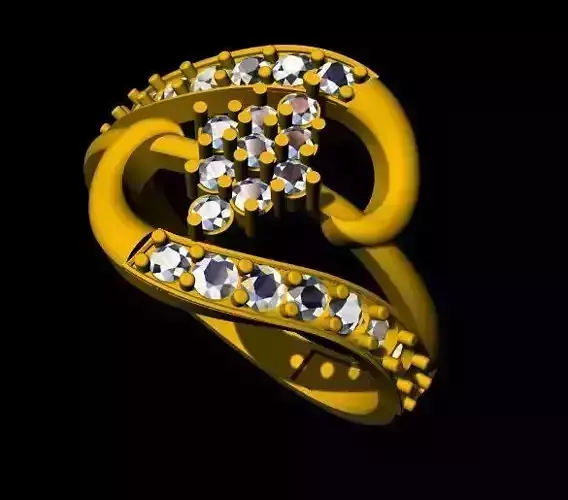 Cluster Ring 3dm file