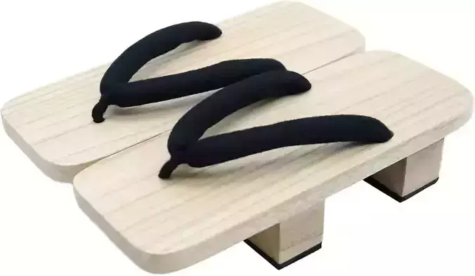 GETA - SANDALIO JAPONESA MADERA 3D print model