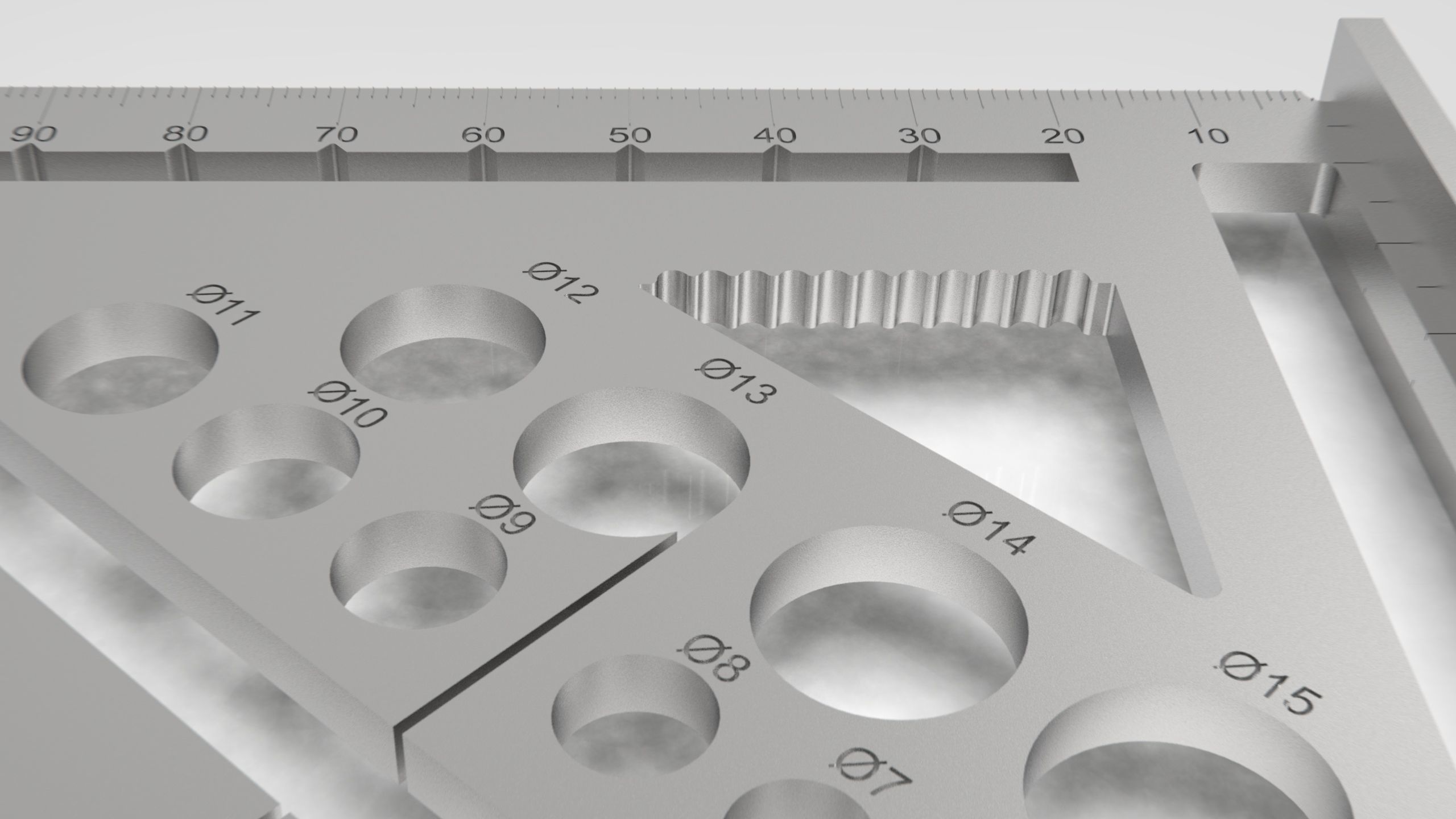 Ultimate Multi Functional Carpenters Square 3D print model_15