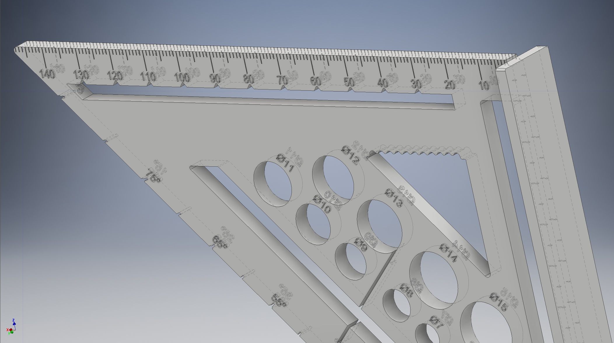 Ultimate Multi Functional Carpenters Square 3D print model_9