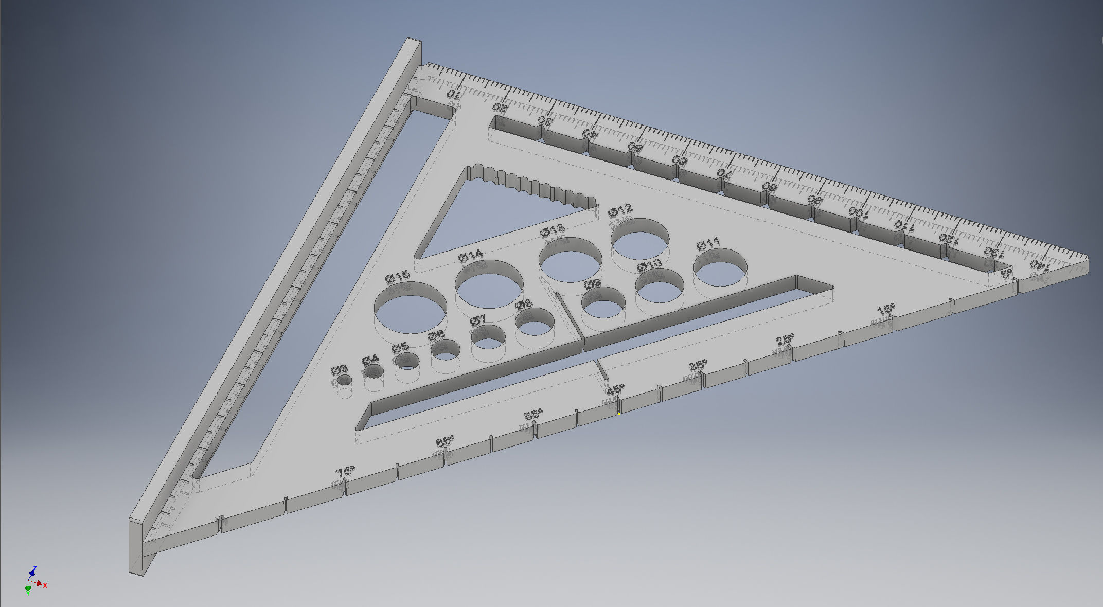 Ultimate Multi Functional Carpenters Square 3D print model_8