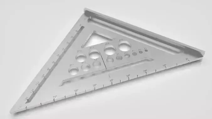 Ultimate Multi Functional Carpenters Square 3D print model