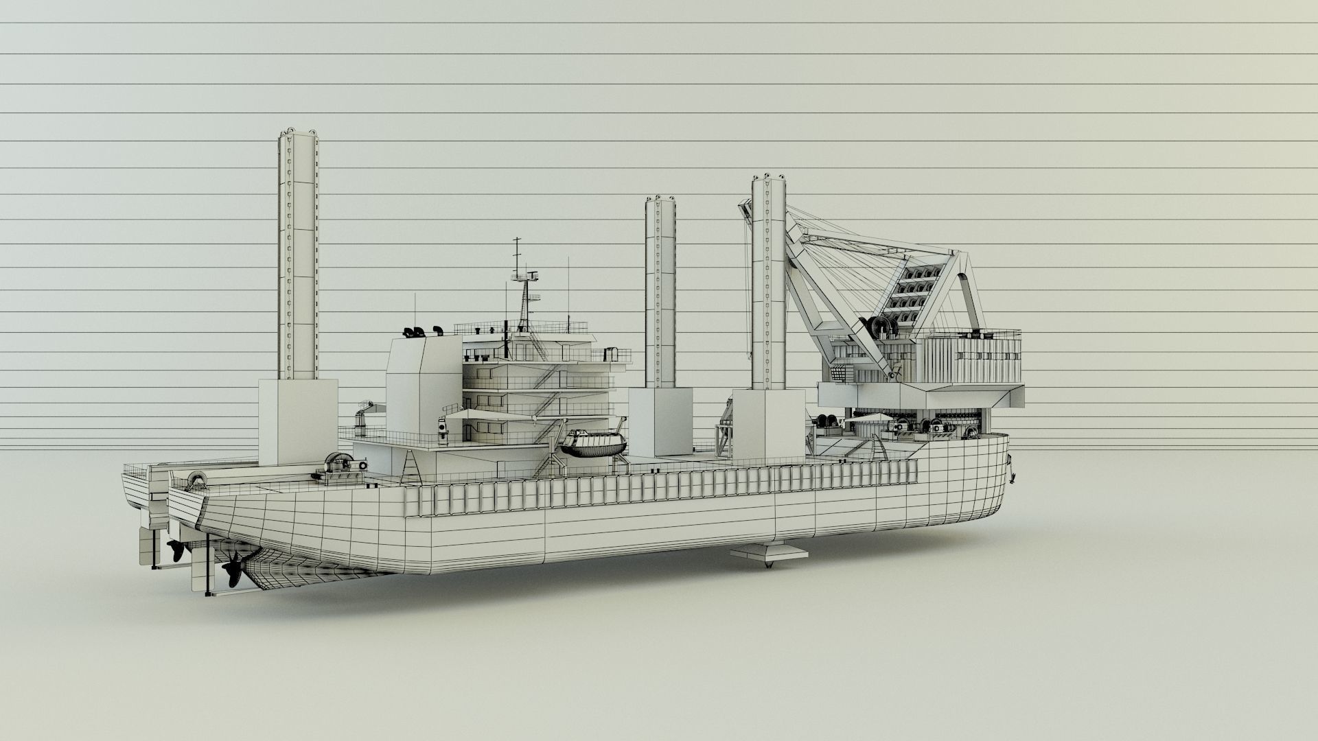 zmpc 220t grab dredger 3D model_12