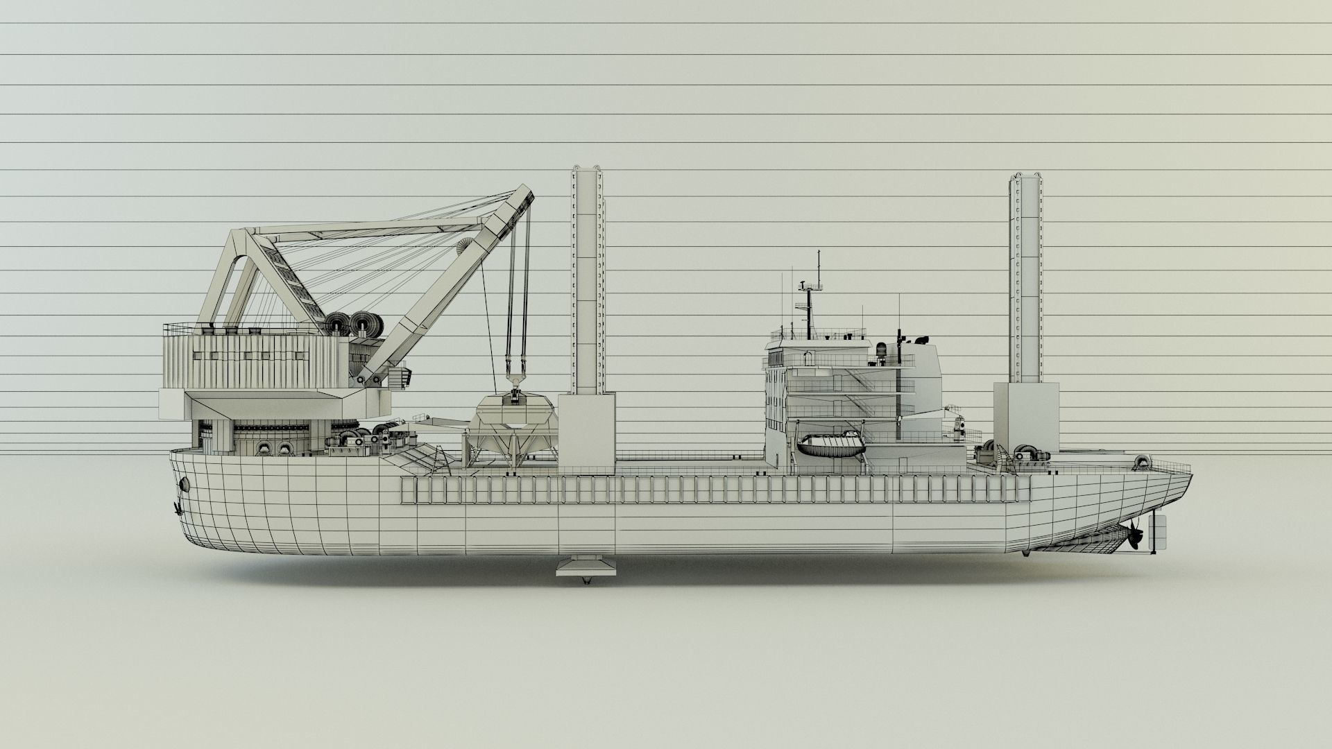 zmpc 220t grab dredger 3D model_9