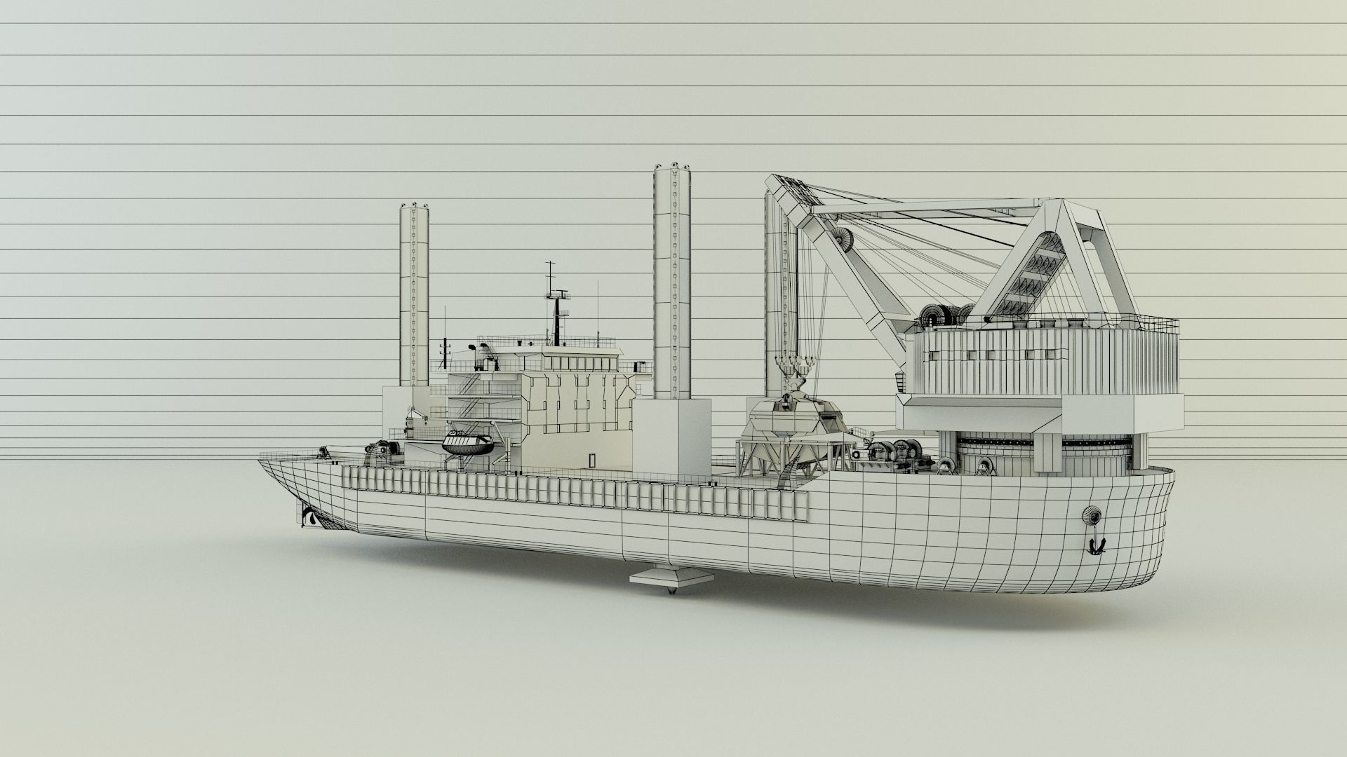 zmpc 220t grab dredger 3D model_14