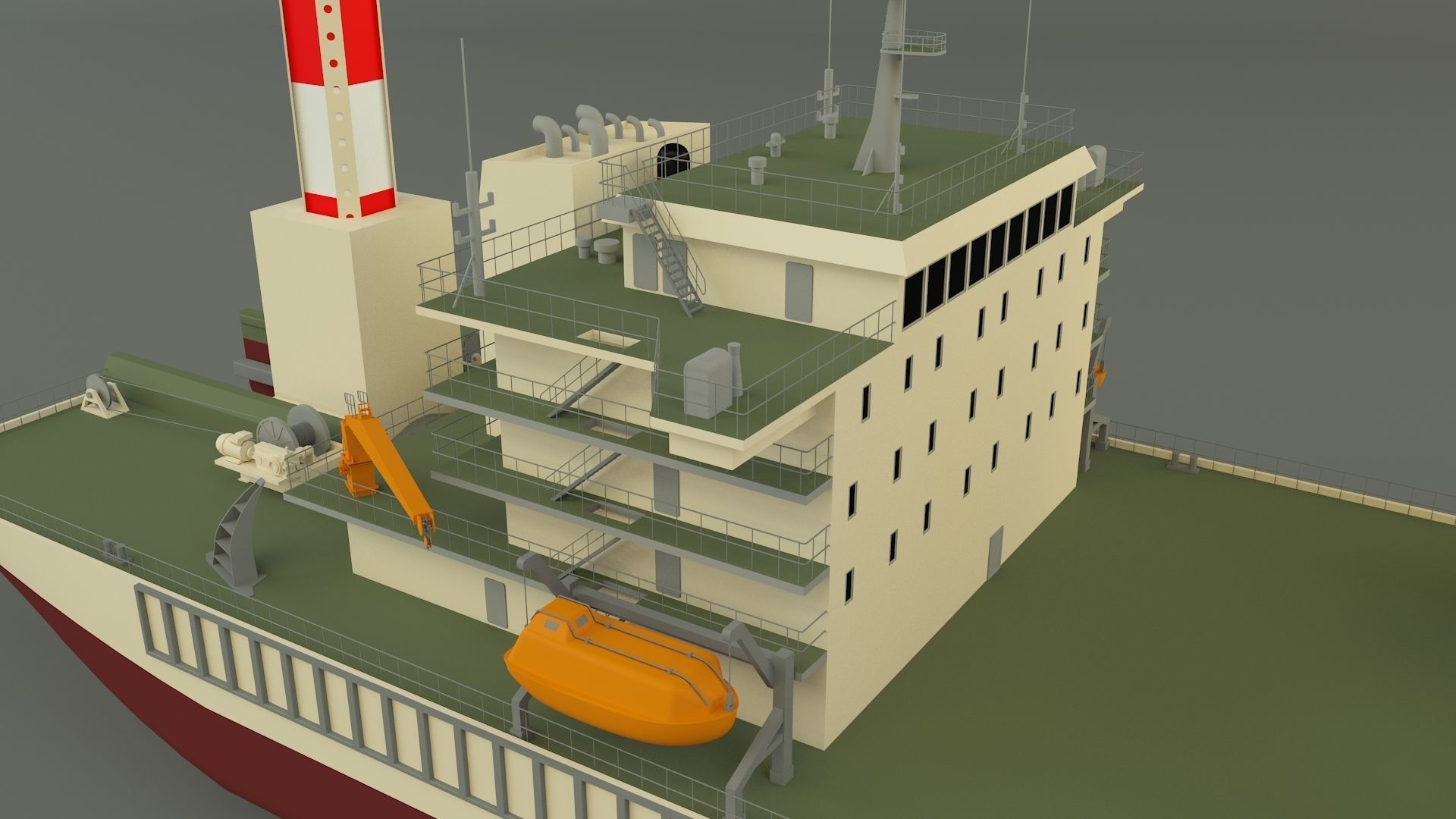 zmpc 220t grab dredger 3D model_5