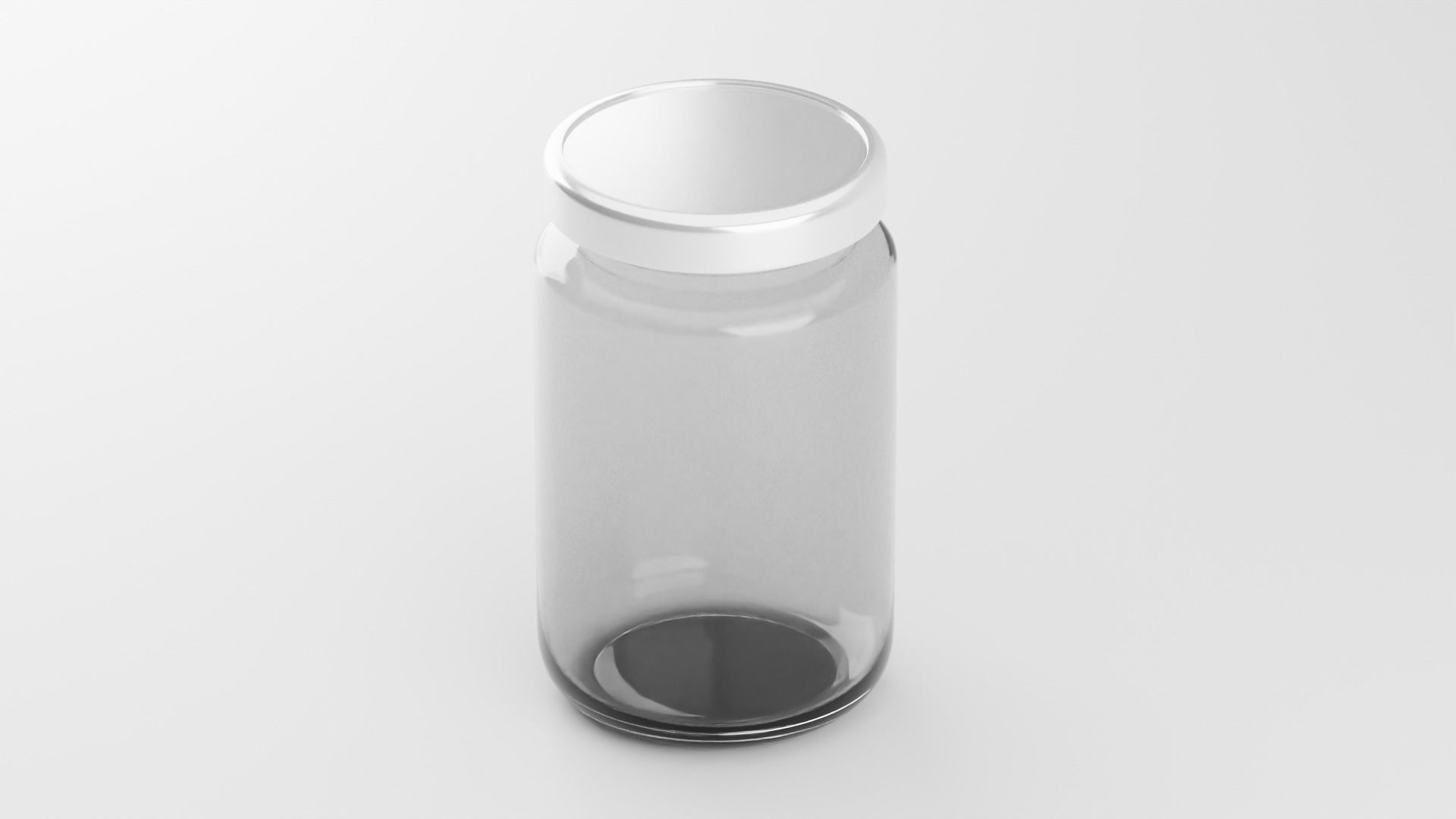 Mason jar 3D model_2
