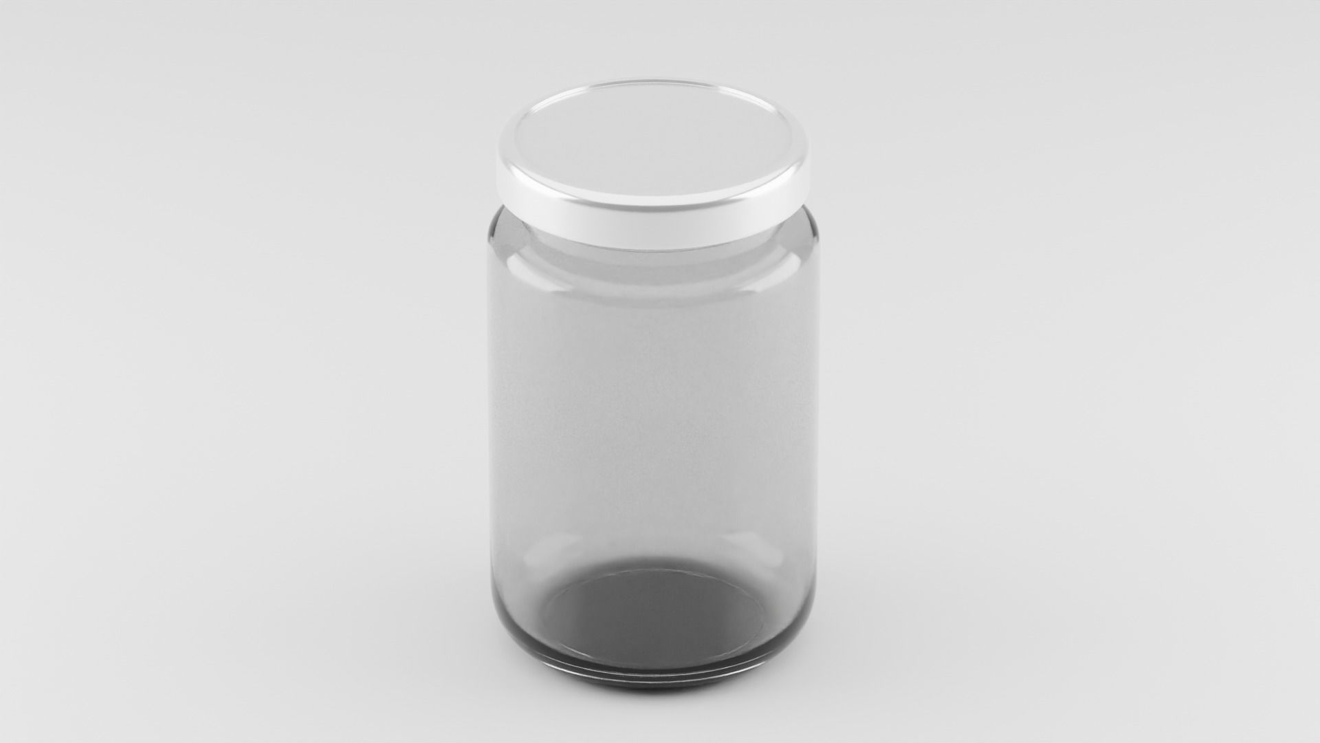 Mason jar 3D model_1