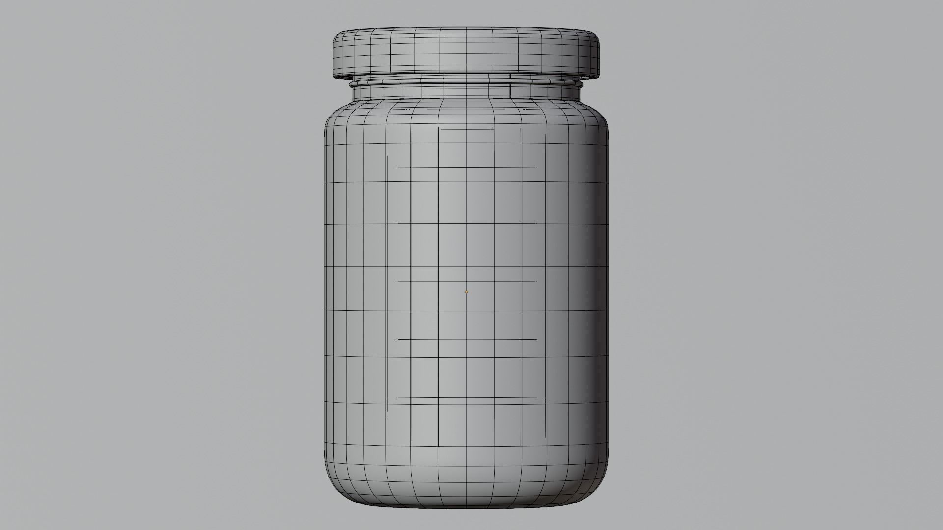 Mason jar 3D model_5