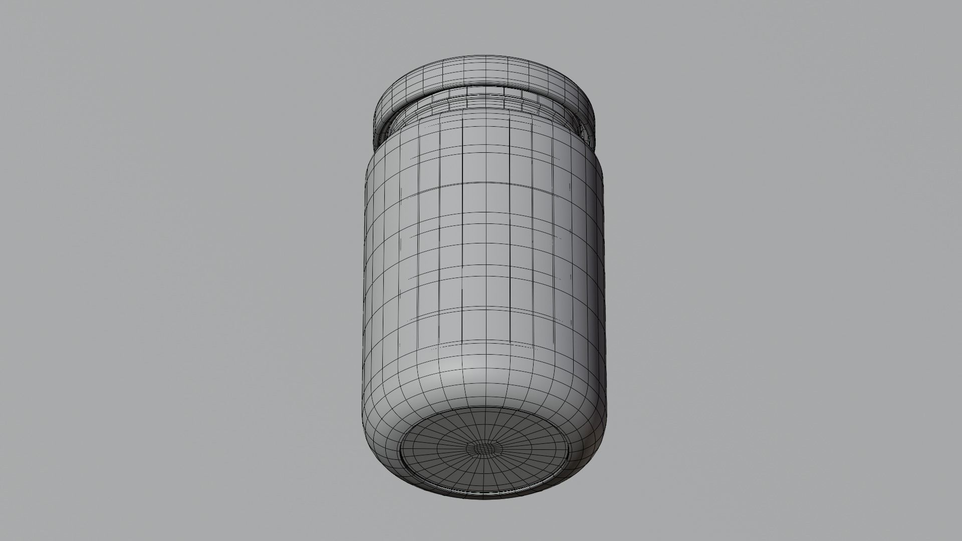 Mason jar 3D model_9