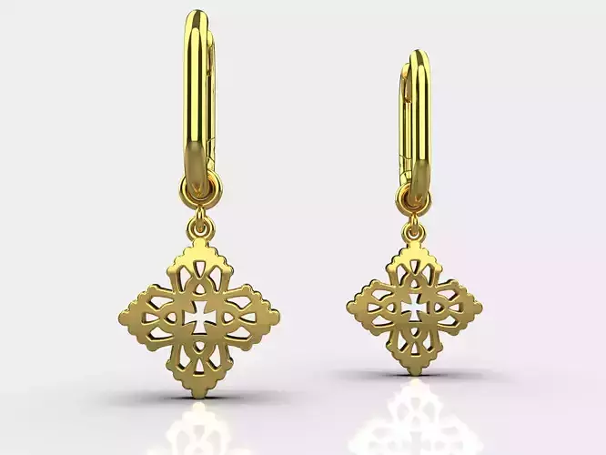cross earrings