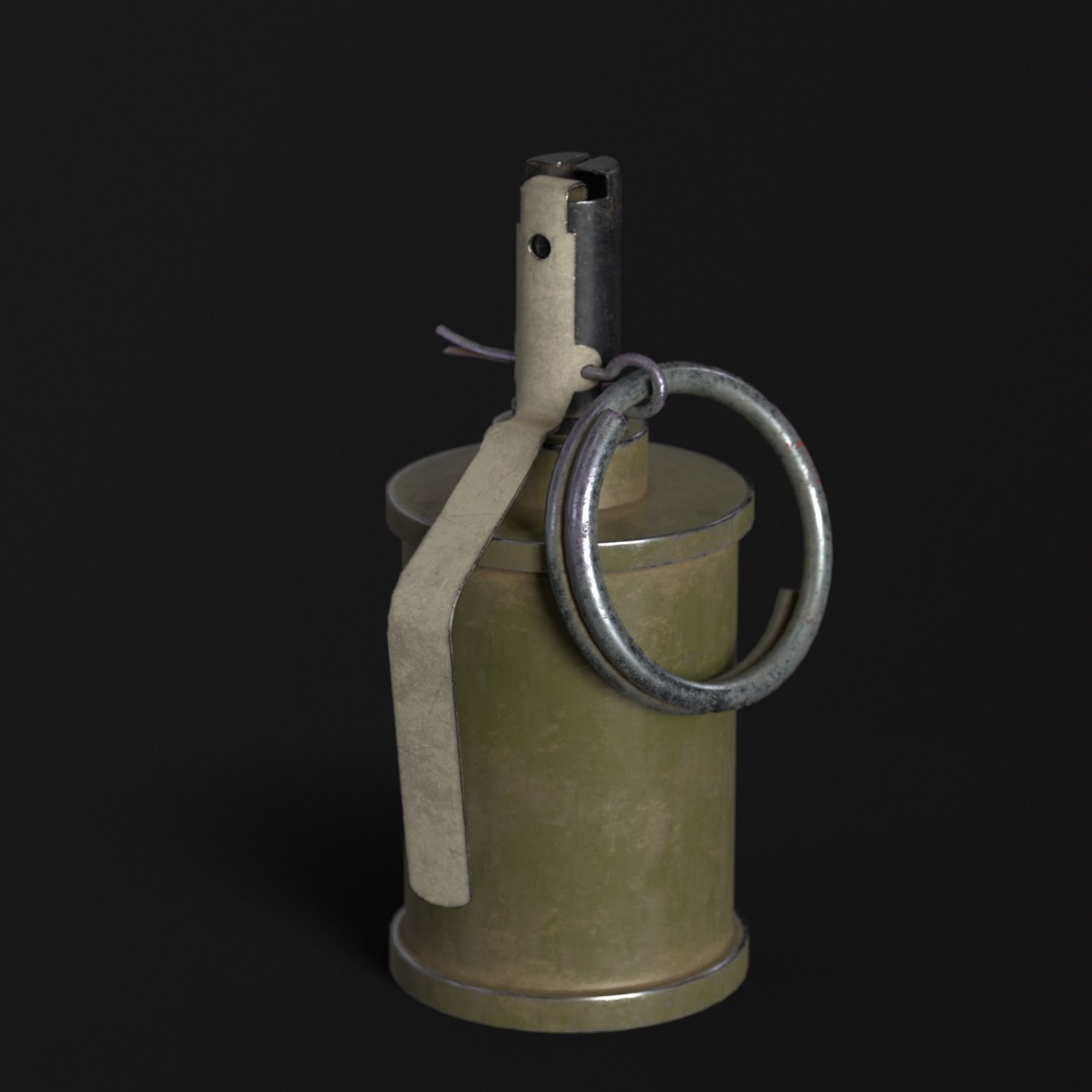 Hand Grenade Pack Low-poly 3D model_10