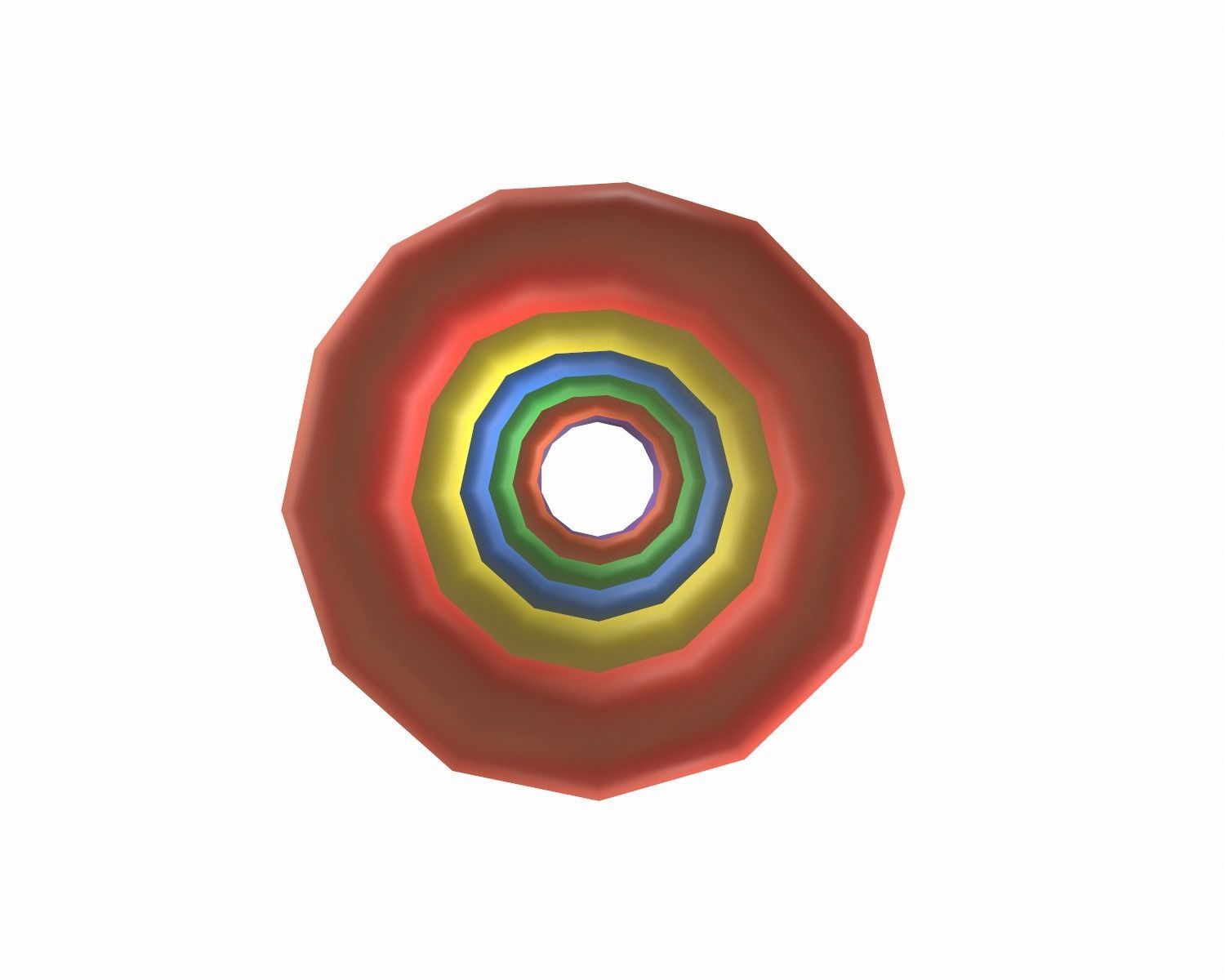 Cartoon pyramid 3D Low-Poly Model Low-poly 3D model_3