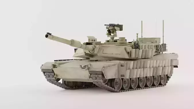 M1A2  Abrams 3D model