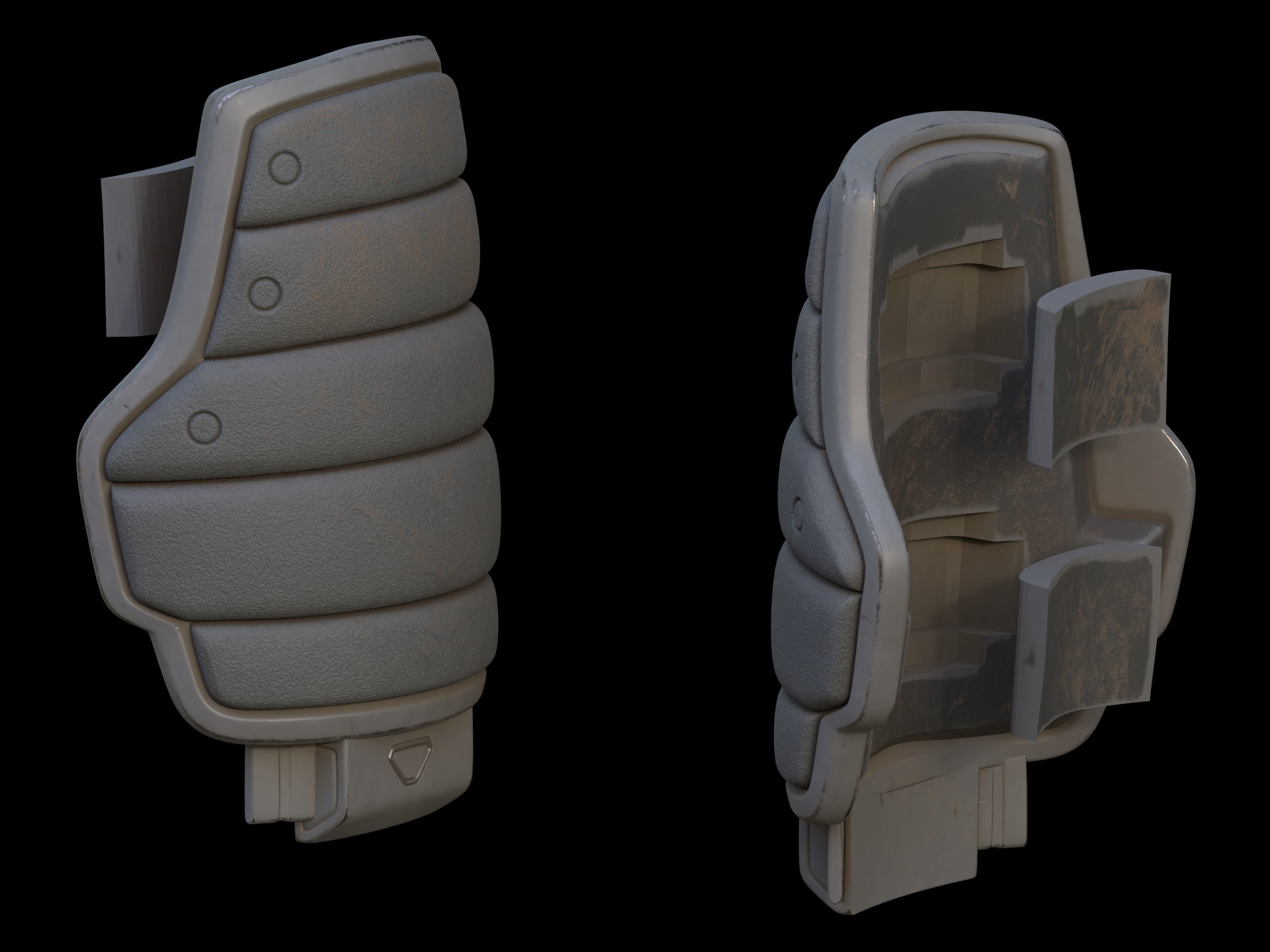 Gen 2 Marine armor 3d print files 3D print model_5