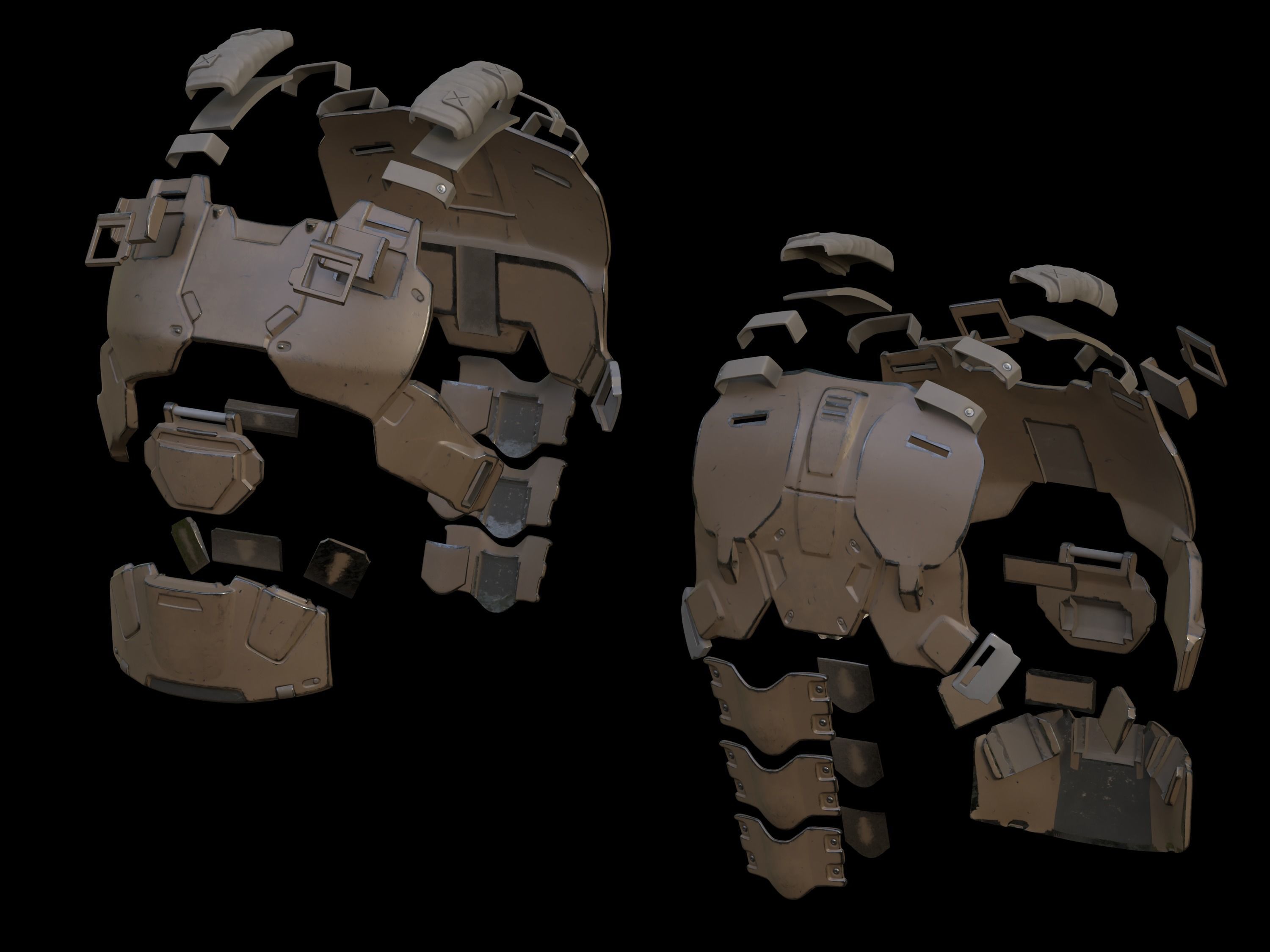 Gen 2 Marine armor 3d print files 3D print model_3