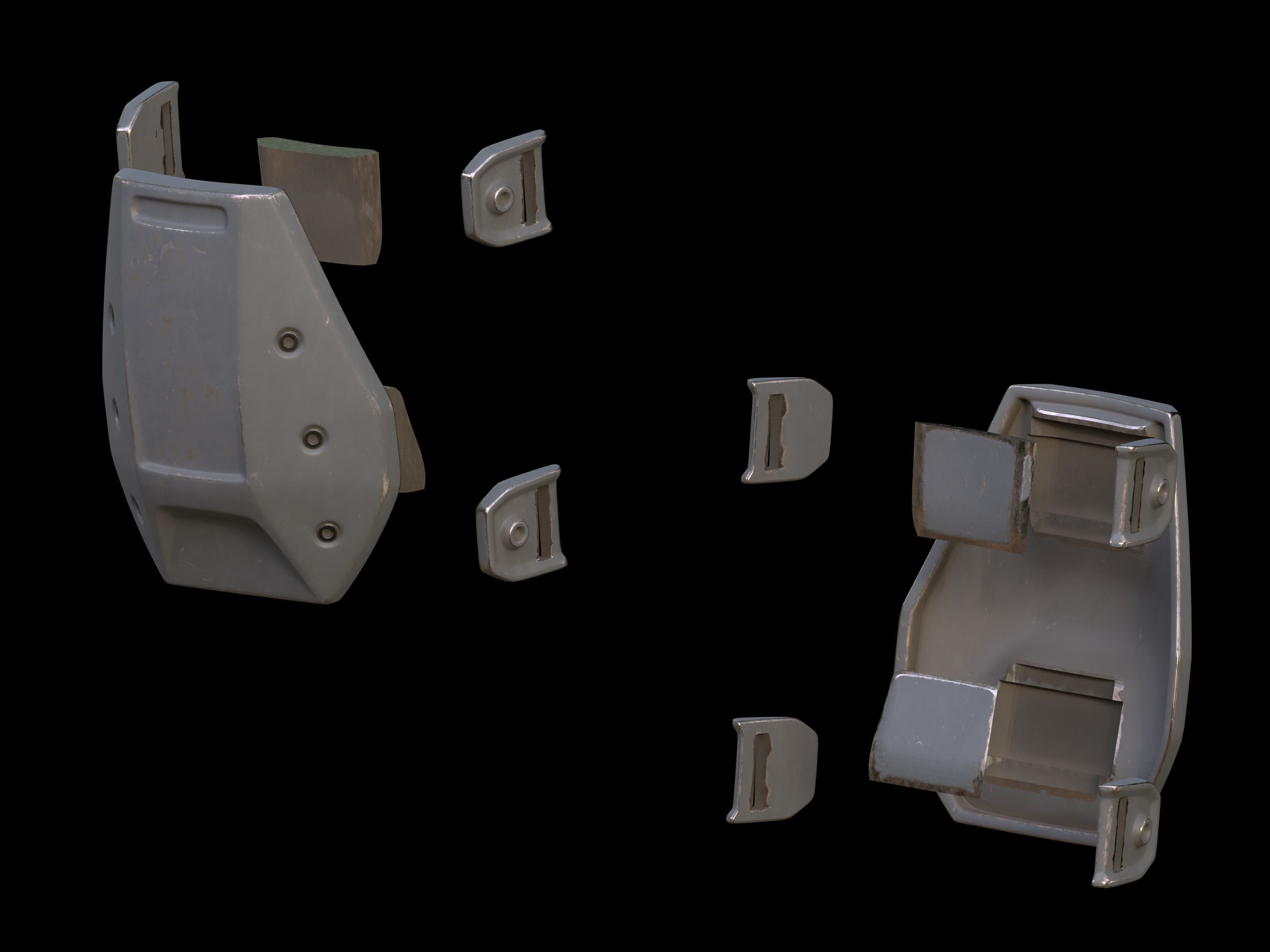 Gen 2 Marine armor 3d print files 3D print model_7