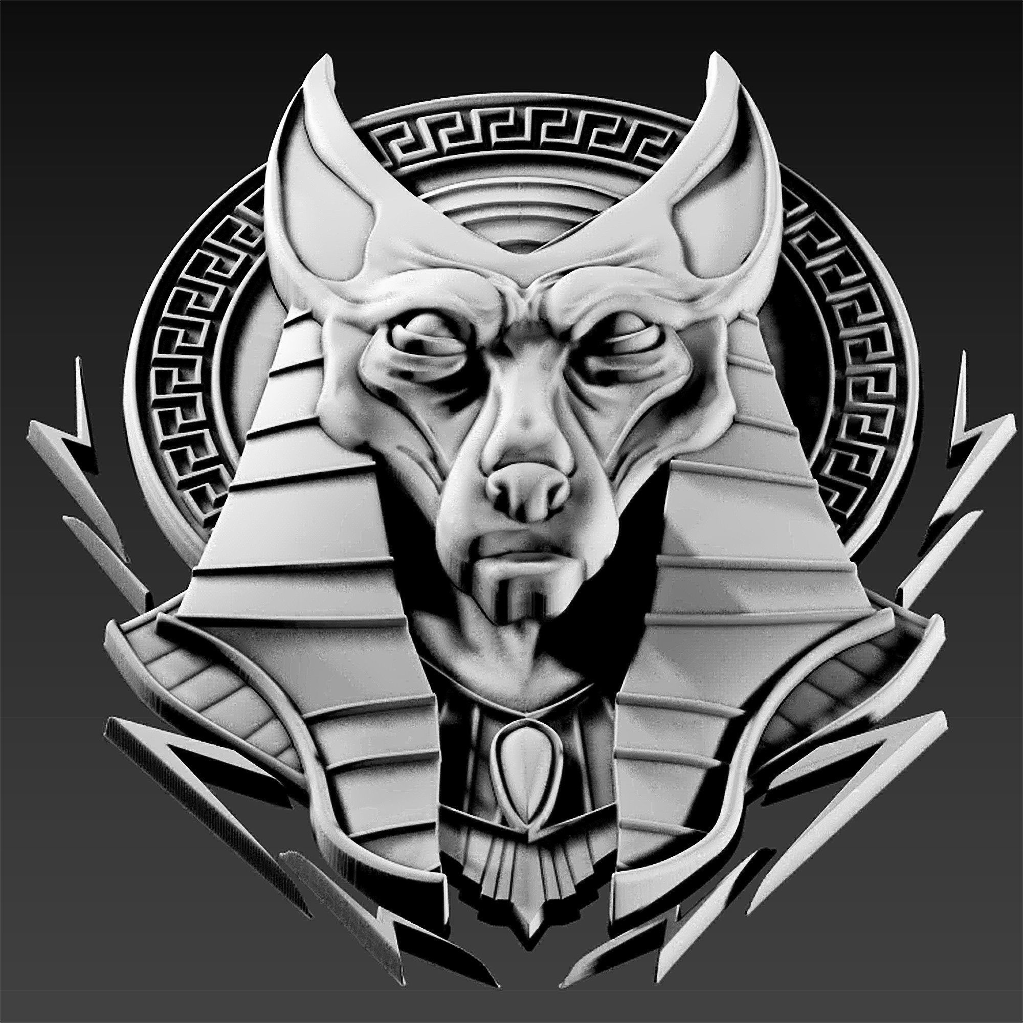 ANUBIS 3d print model cnc 3D print model_4