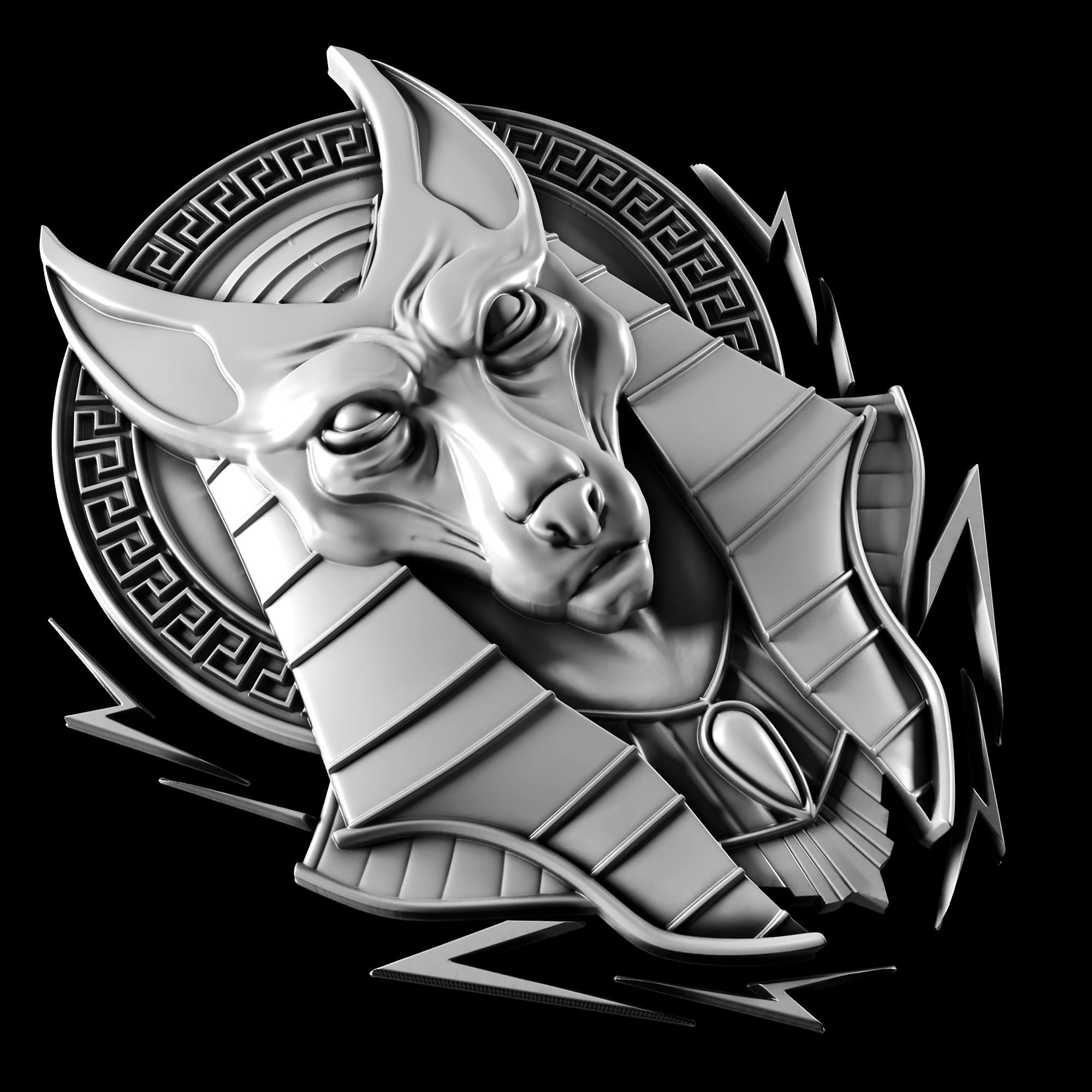 ANUBIS 3d print model cnc 3D print model_1