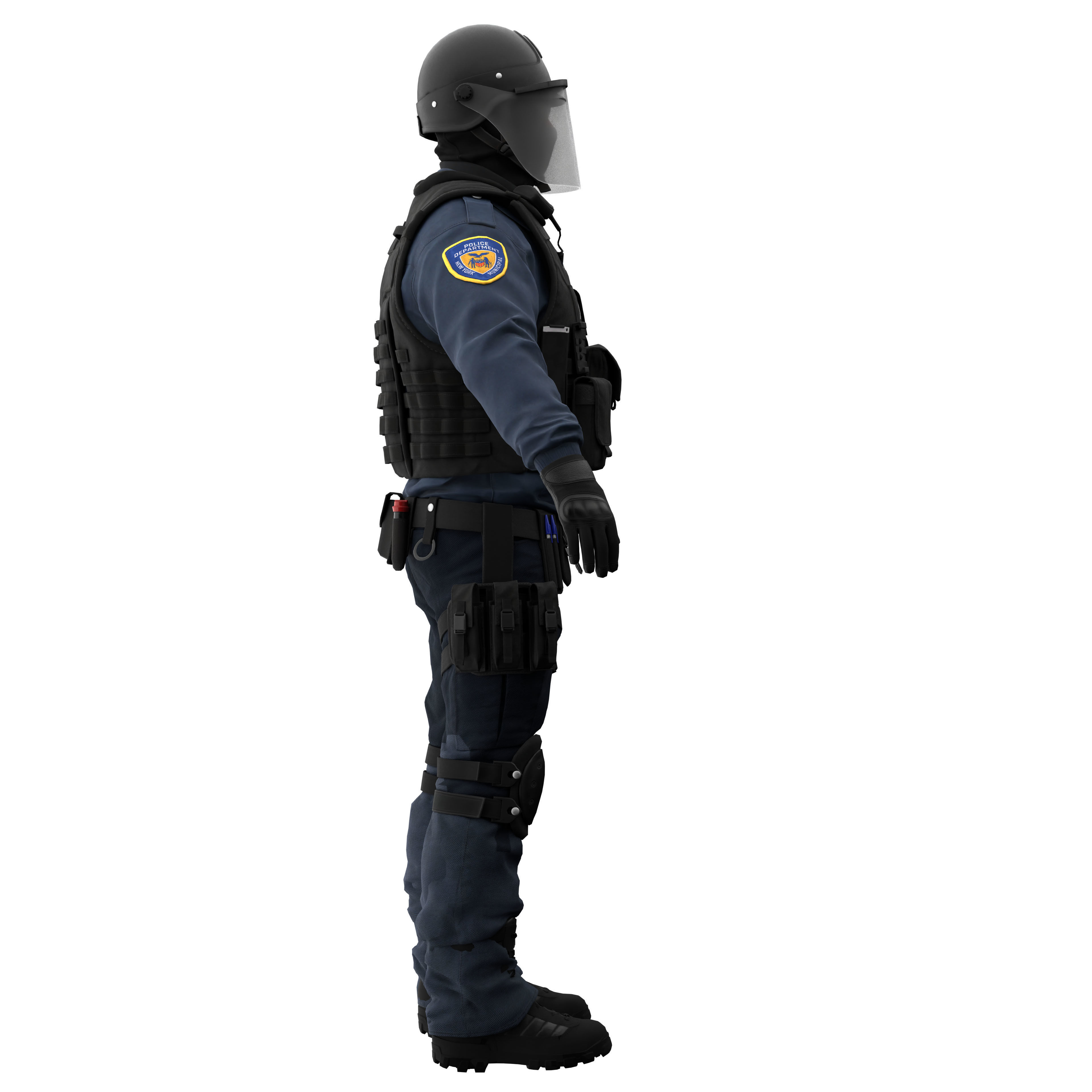 Police Swat 3D model_14