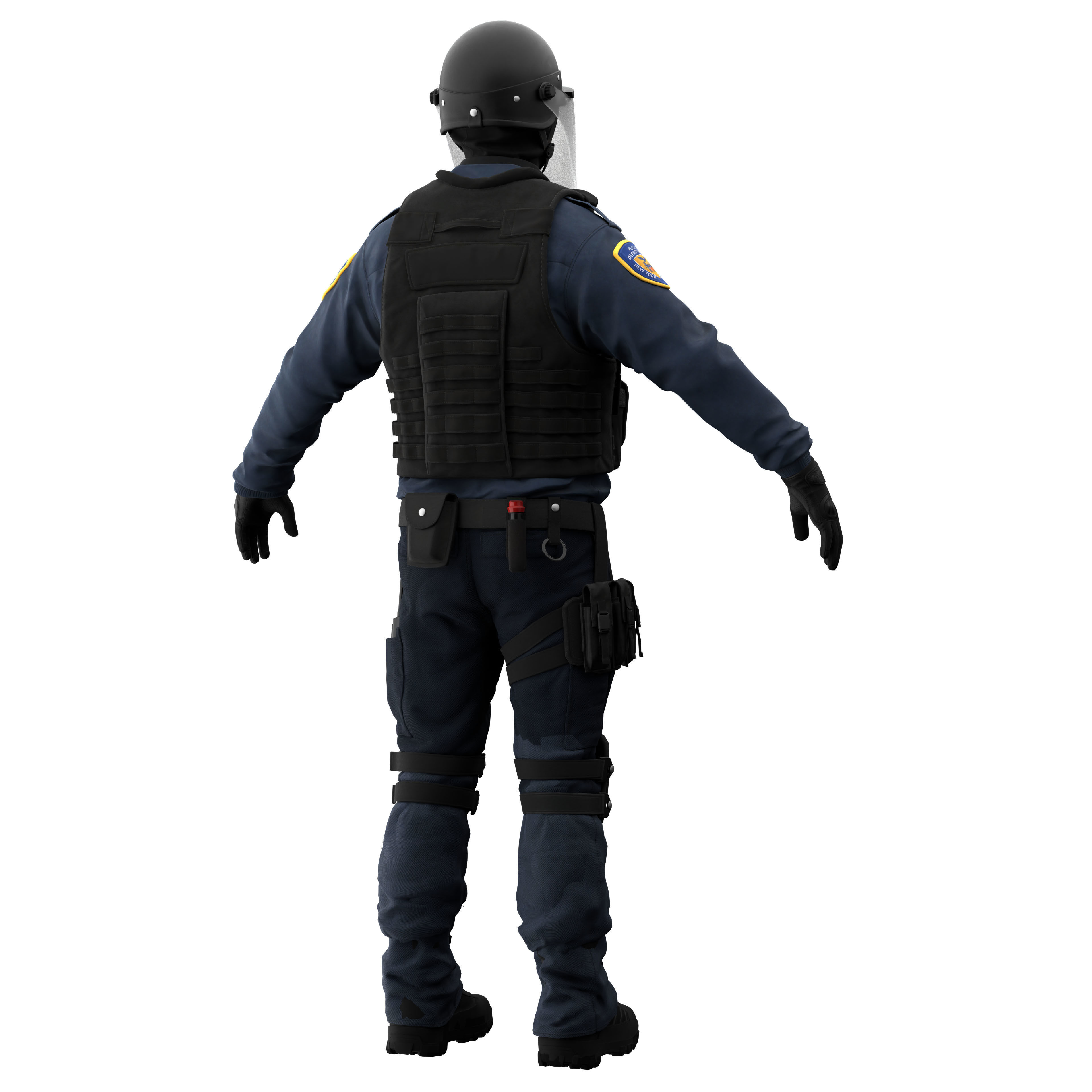 Police Swat 3D model_17