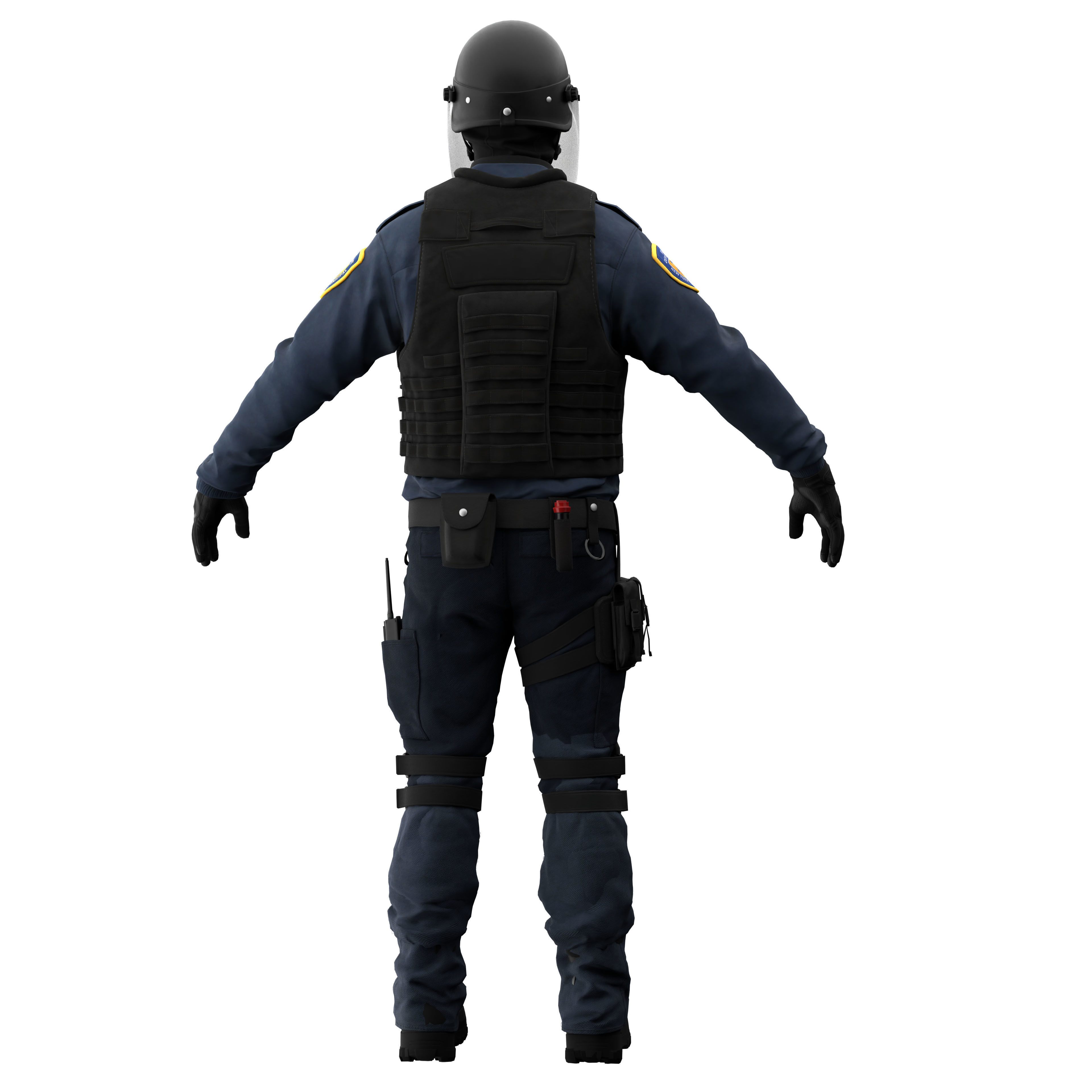 Police Swat 3D model_1