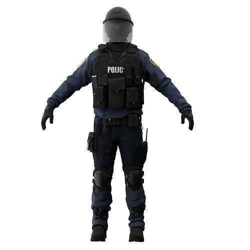 Police Swat 3D model