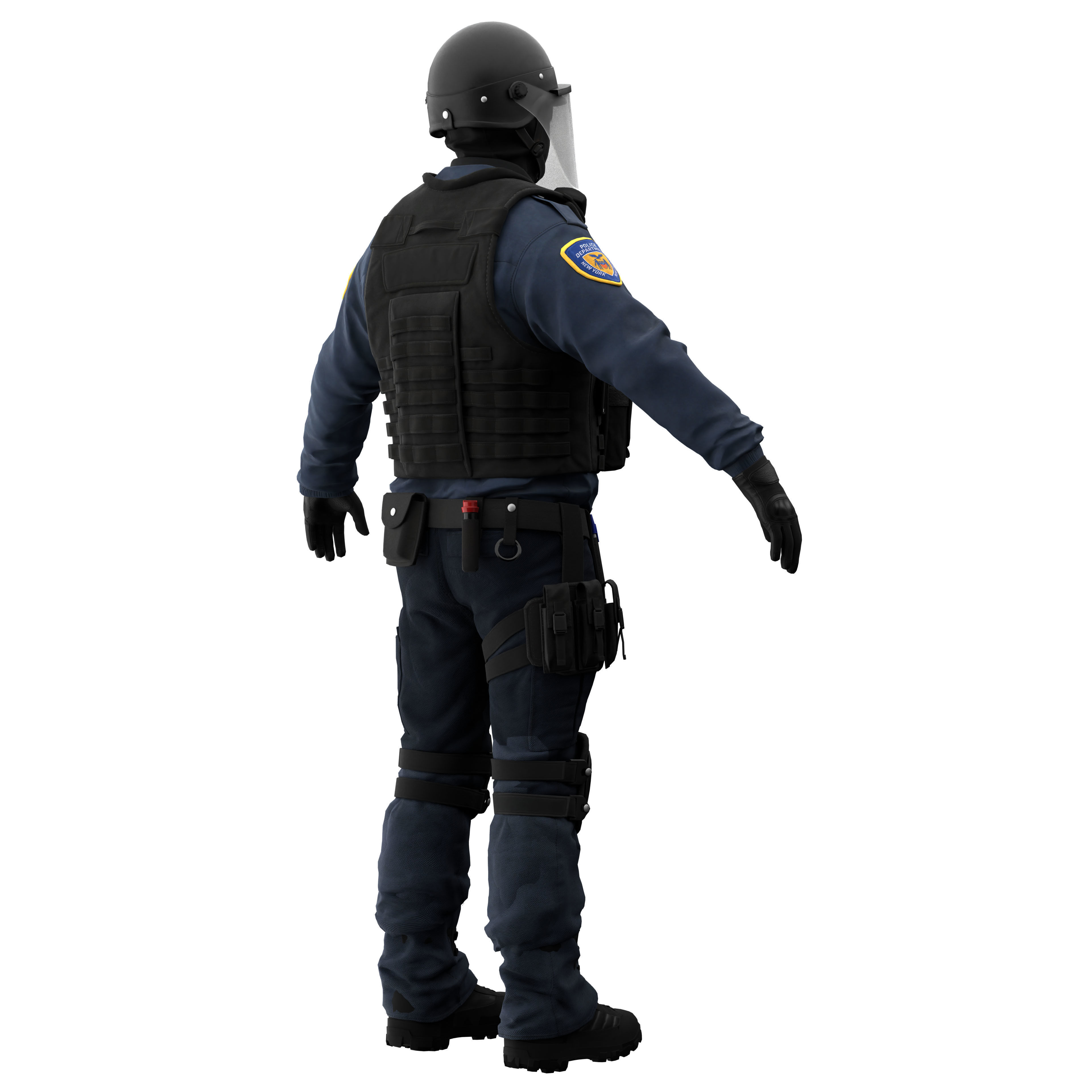 Police Swat 3D model_16