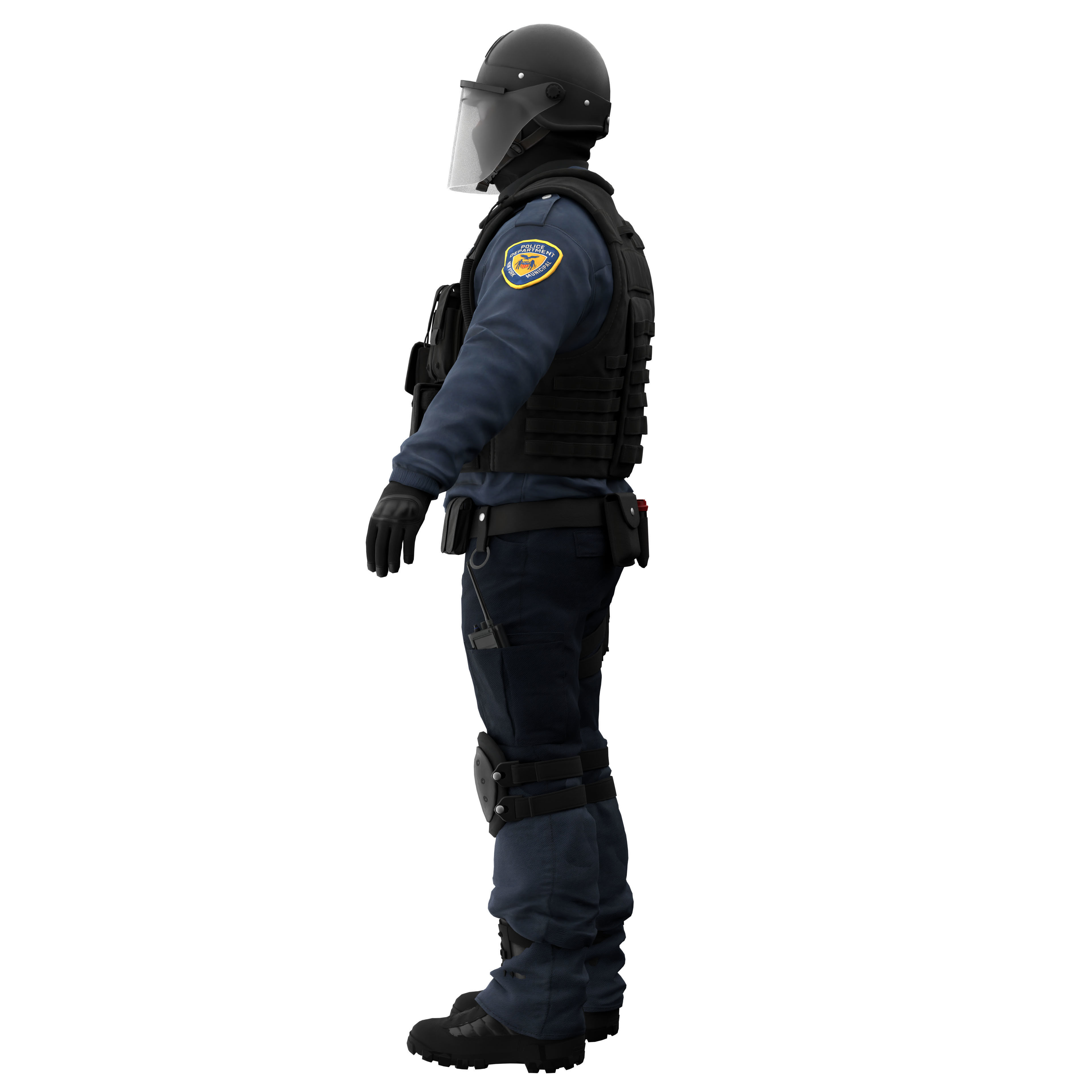 Police Swat 3D model_5
