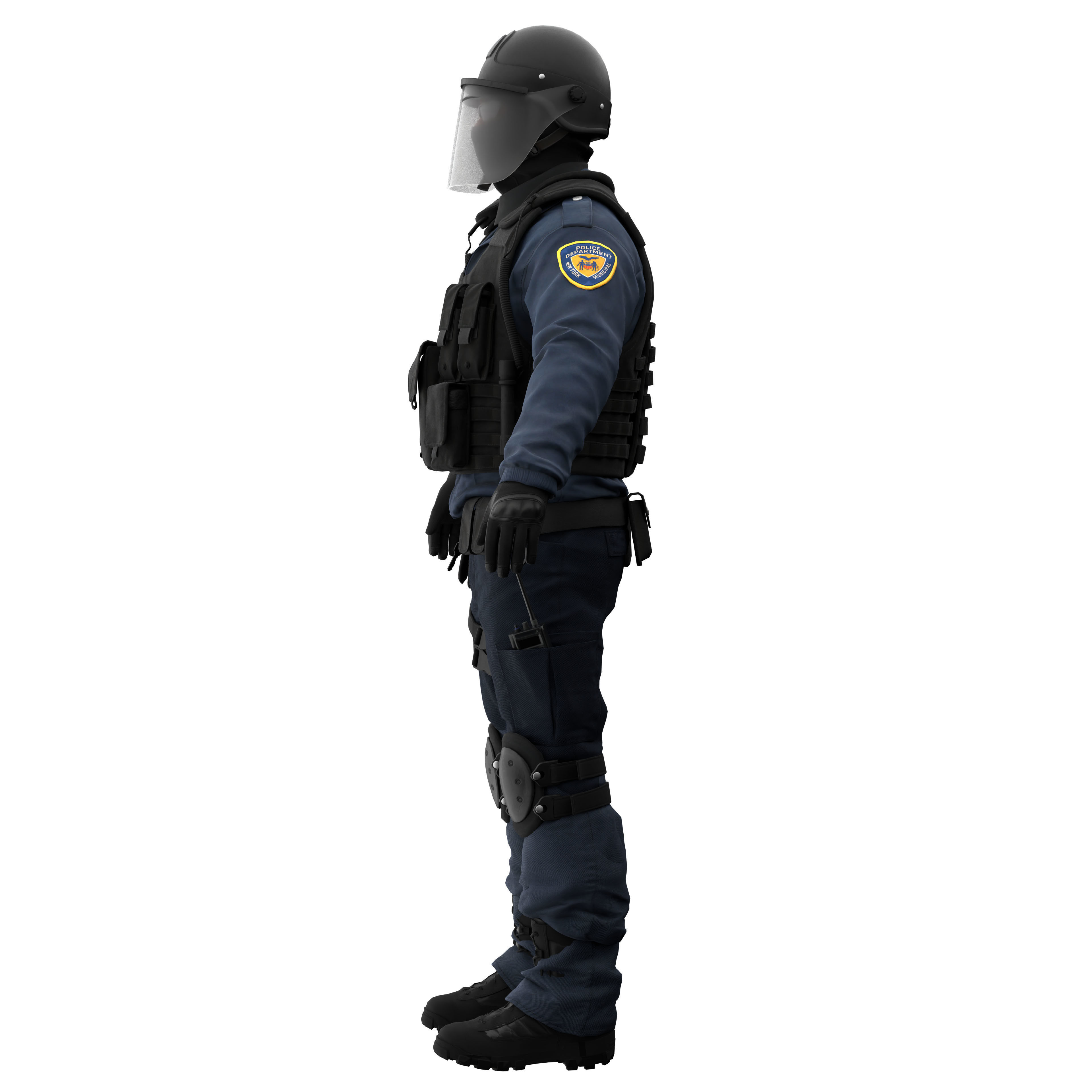 Police Swat 3D model_6