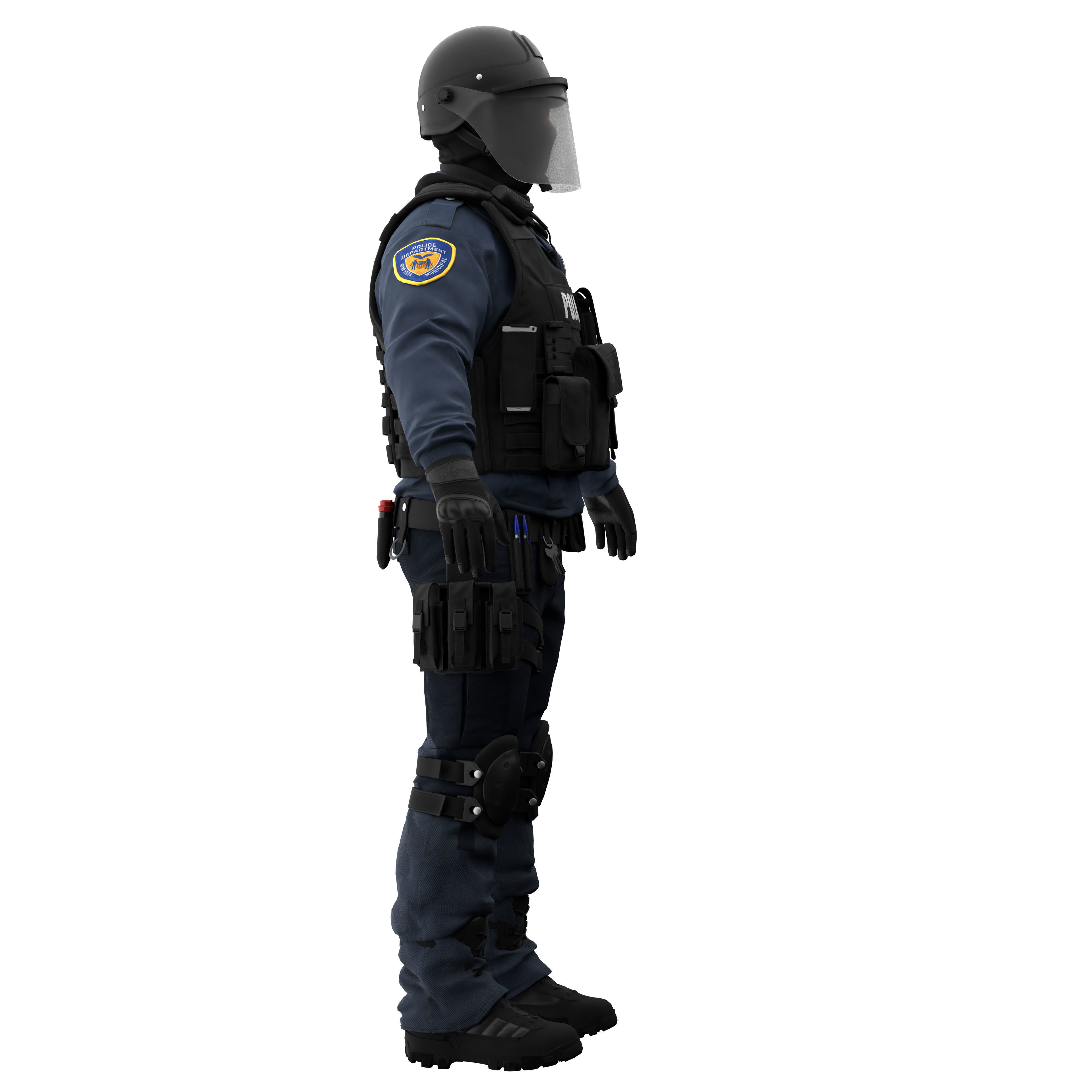 Police Swat 3D model_13