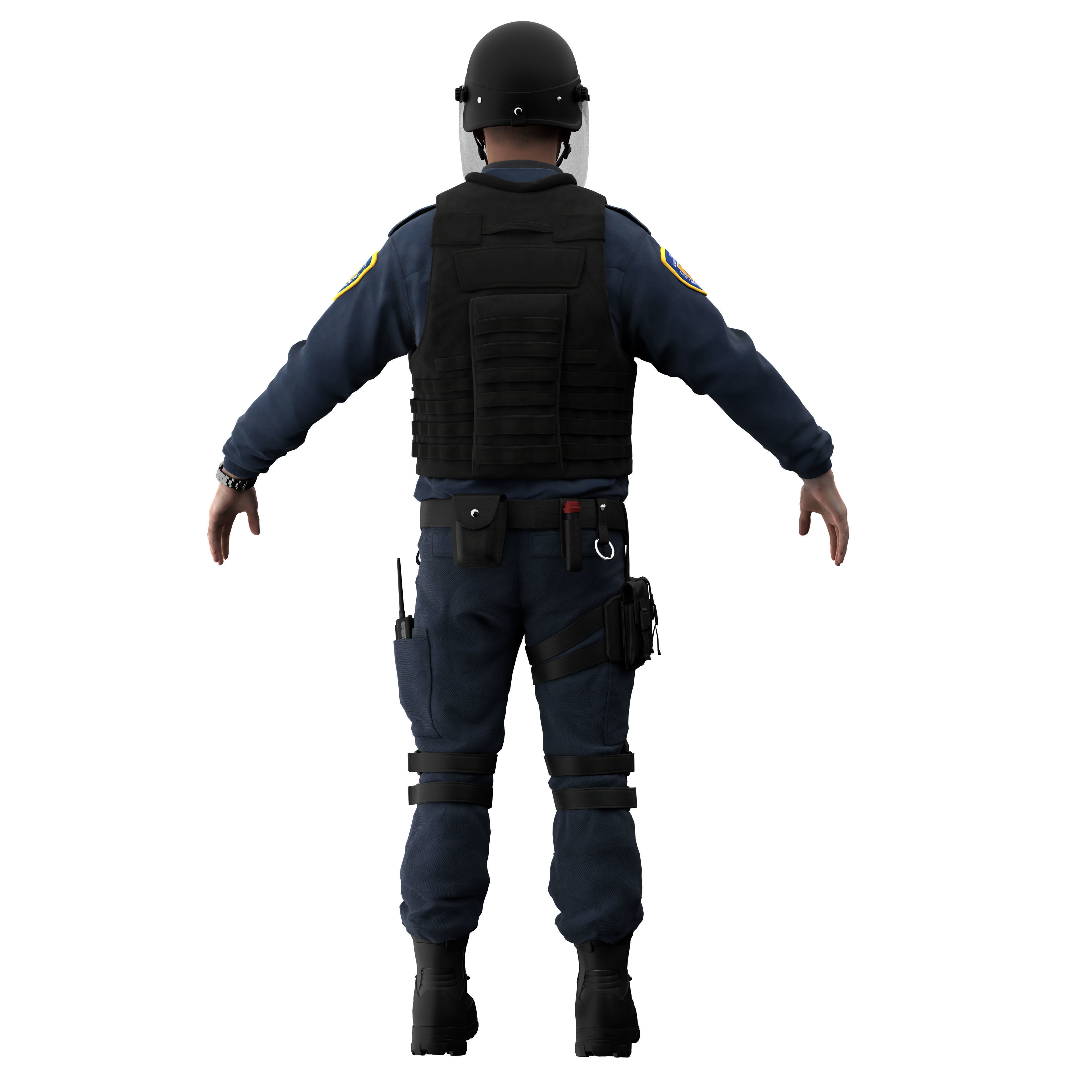 Police SWAT2 3D model_1
