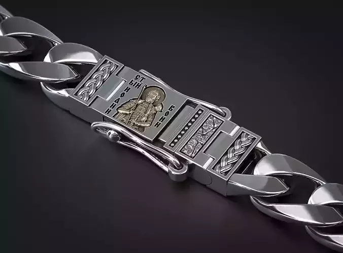 LOCK BOX FOR CHAINS AND BRACELETS OF ST JOHN THE WARRIOR 10mm