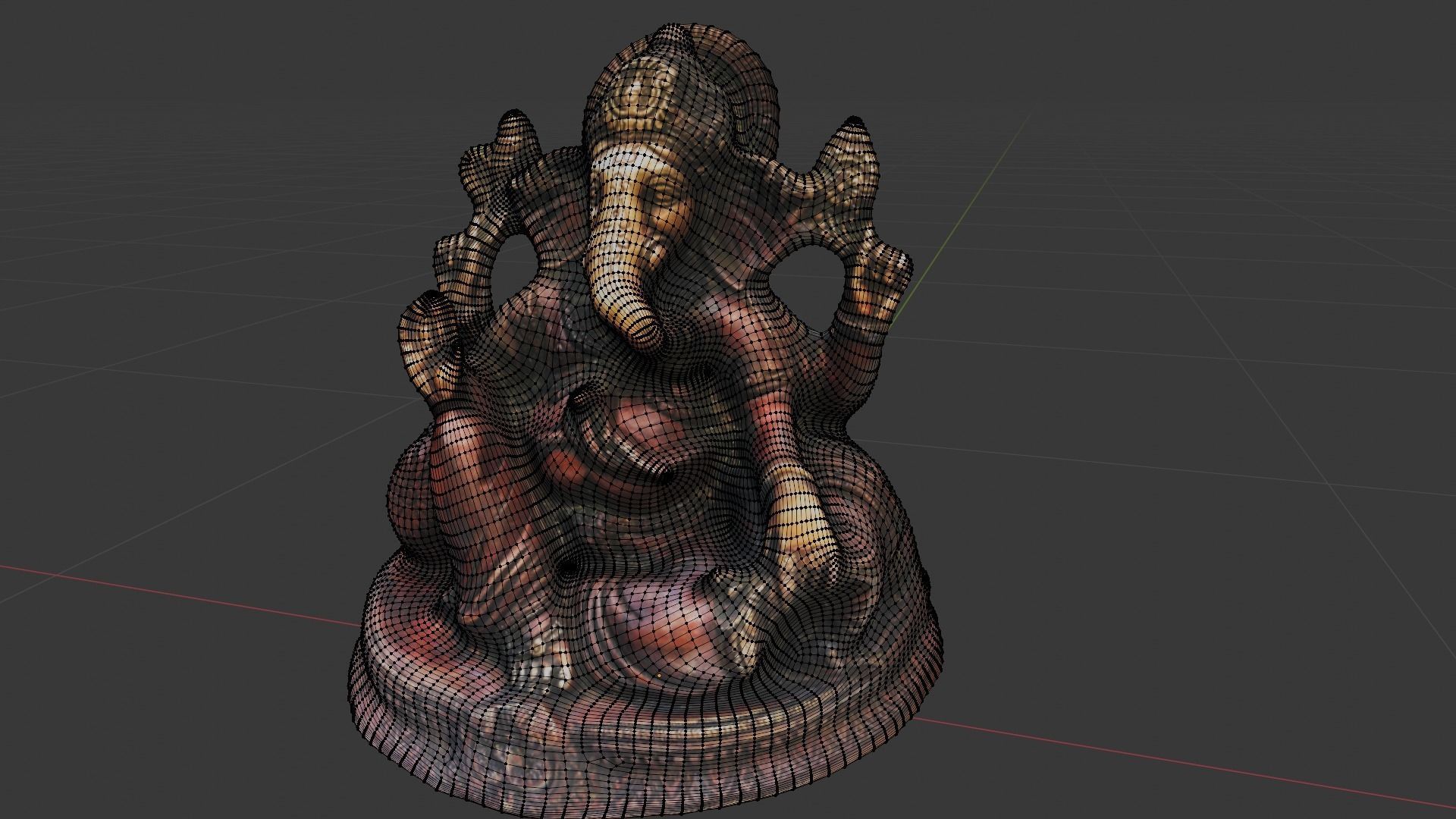 Lord Ganesha Free 3D model_3