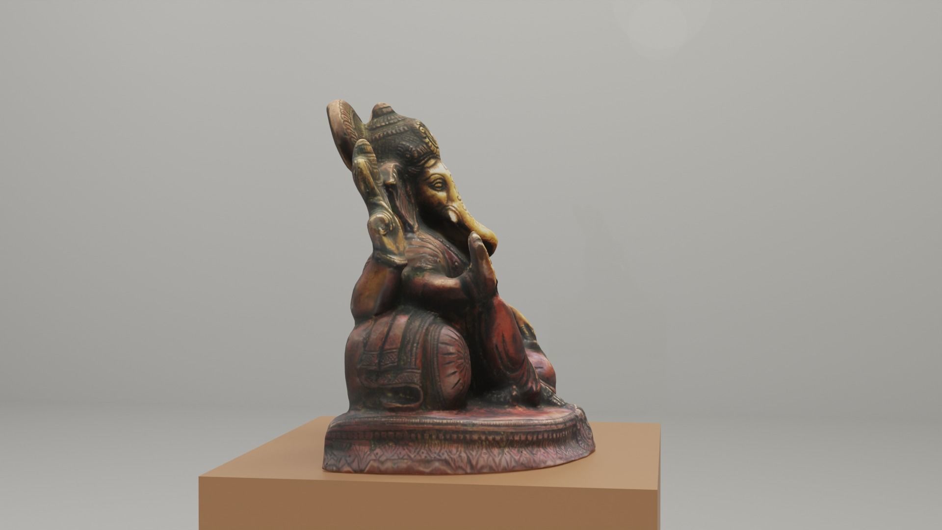Lord Ganesha Free 3D model_5