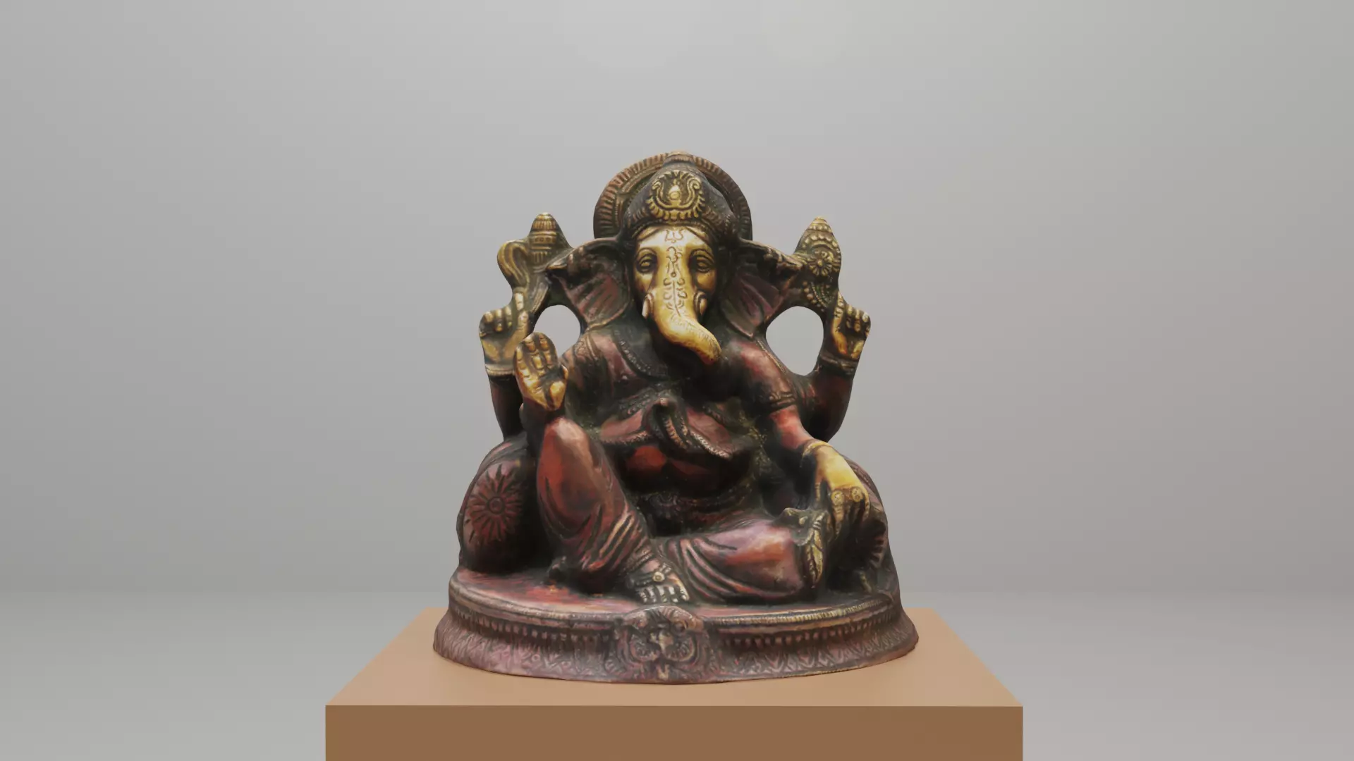 Lord Ganesha Free 3D model_0
