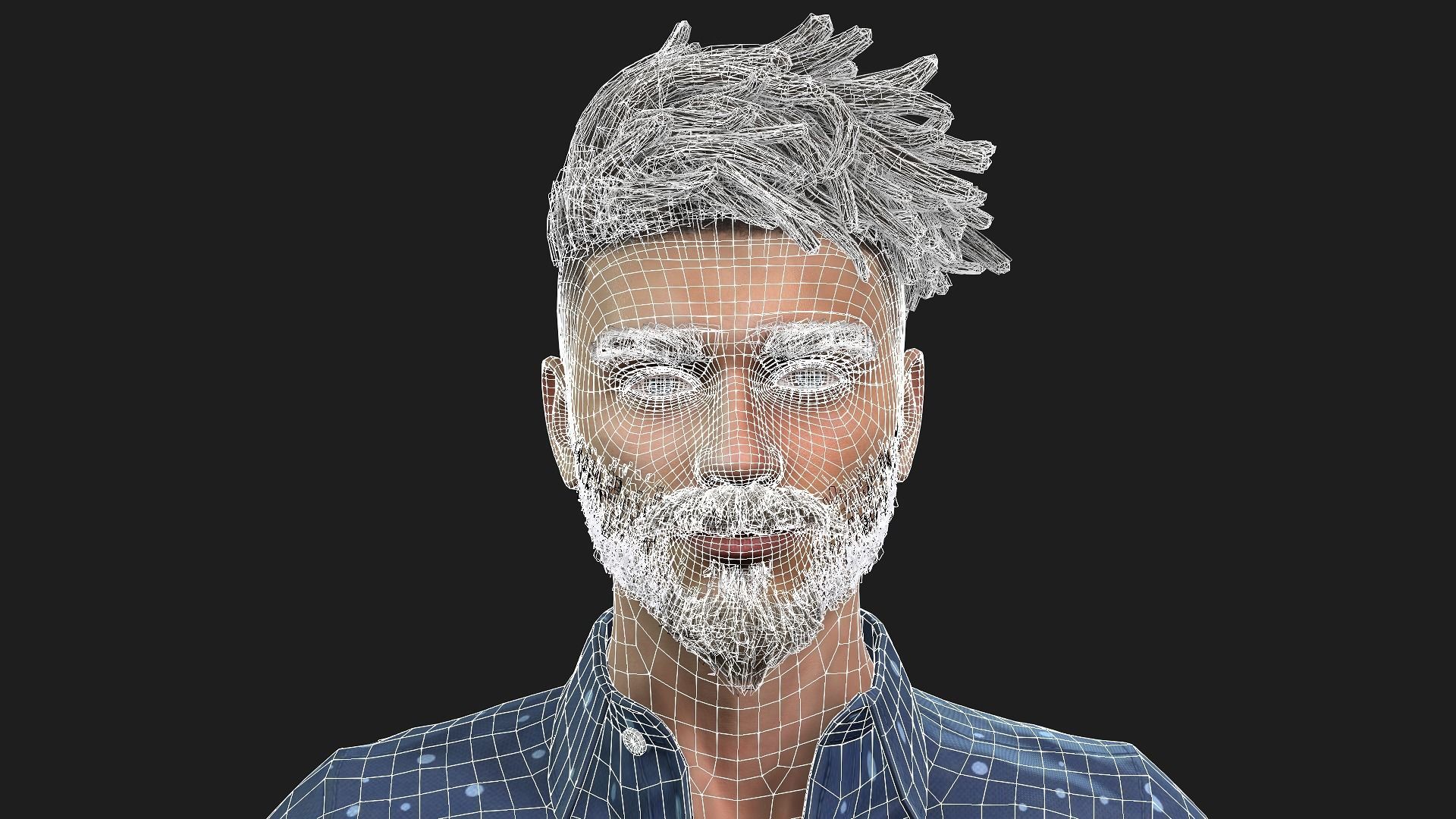 Male Figure for Animation and Games 3D model_10