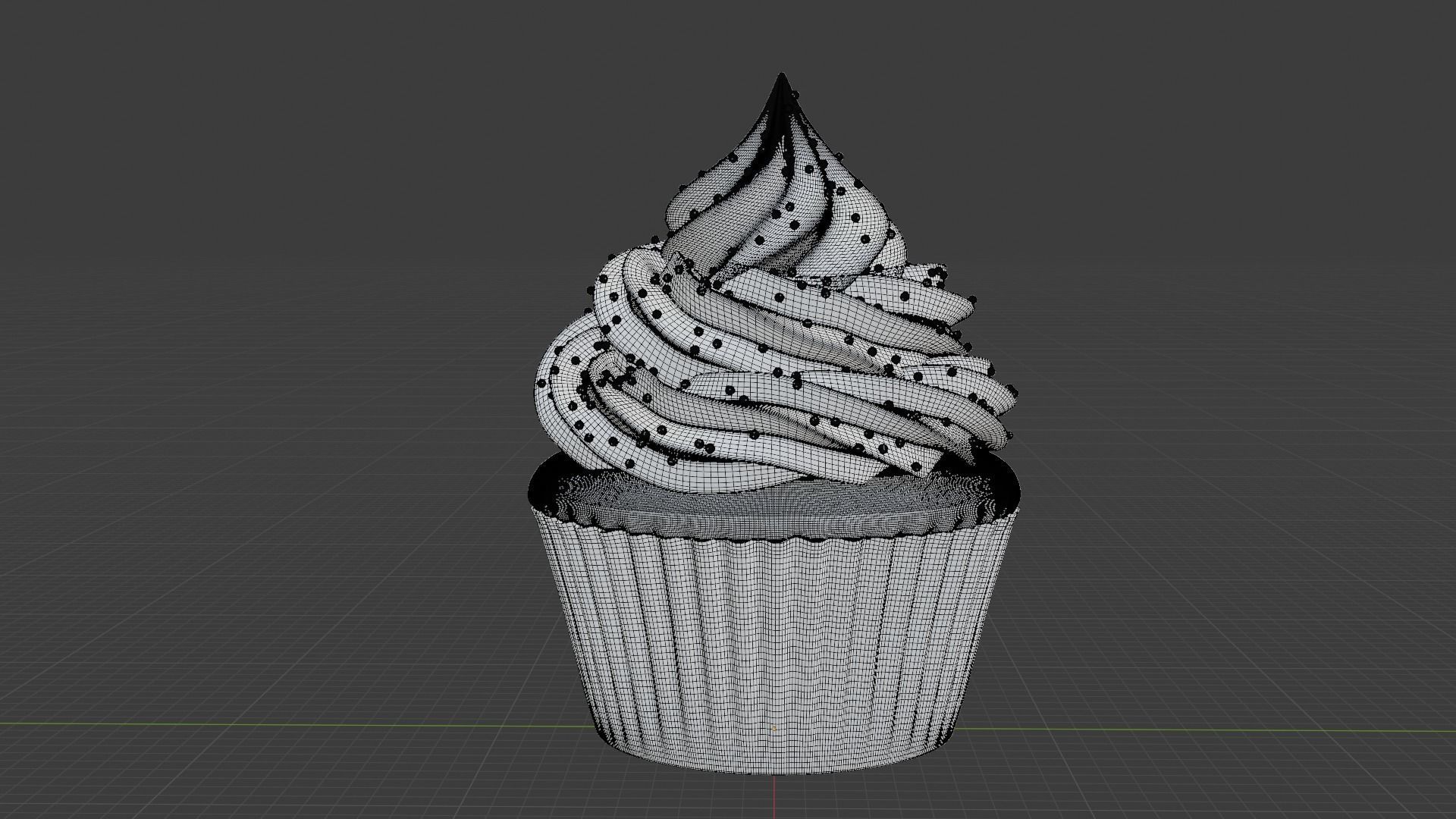 Nice Cupcake 3D model_1