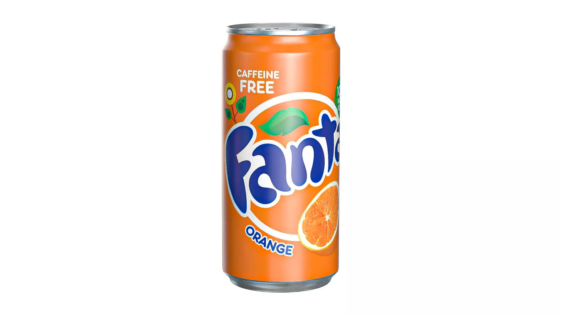 Fanta Drink Can Sleek 250ml 04 Low-poly 3D model