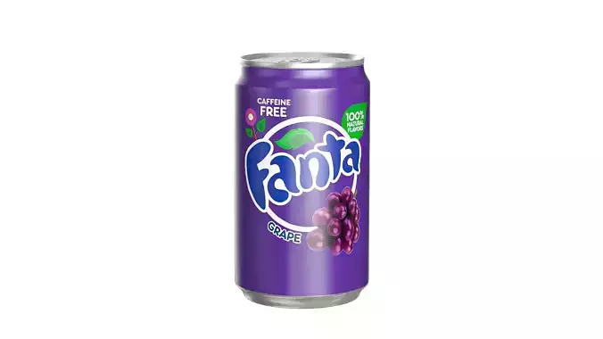 Fanta Grape Drink Can Sleek 200ml 03