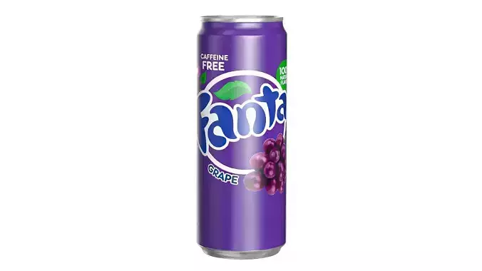 Fanta Grape Drink Can Sleek 330ml 07